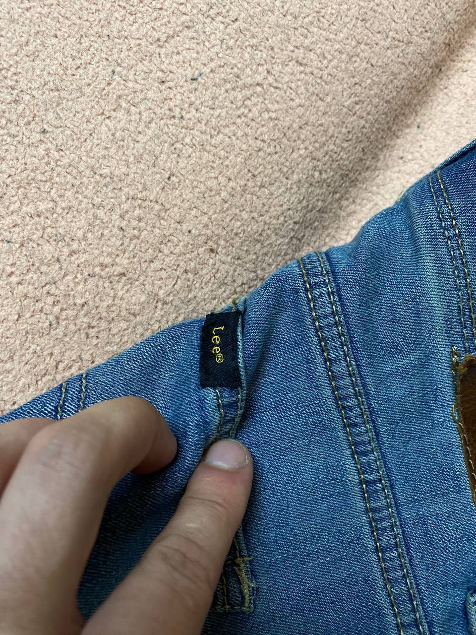 Lee × Vintage Vintage Jeans Y2k Avant Garde Bootcut Baggy Size 25" / US 0 / IT 36 - 19 Thumbnail