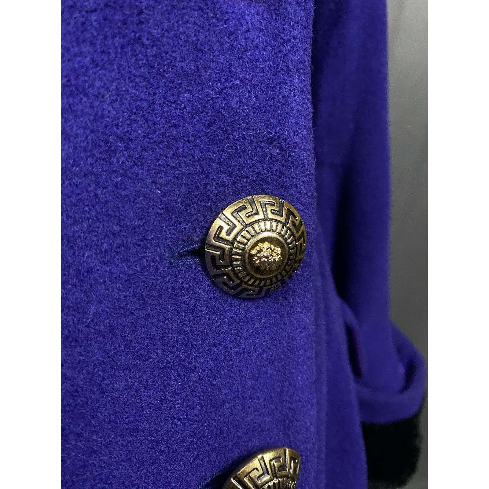 Versace RARE! Versus Versace Vintage Military Double Breasted Blue W Size XS / US 0-2 / IT 36-38 - 7 Thumbnail