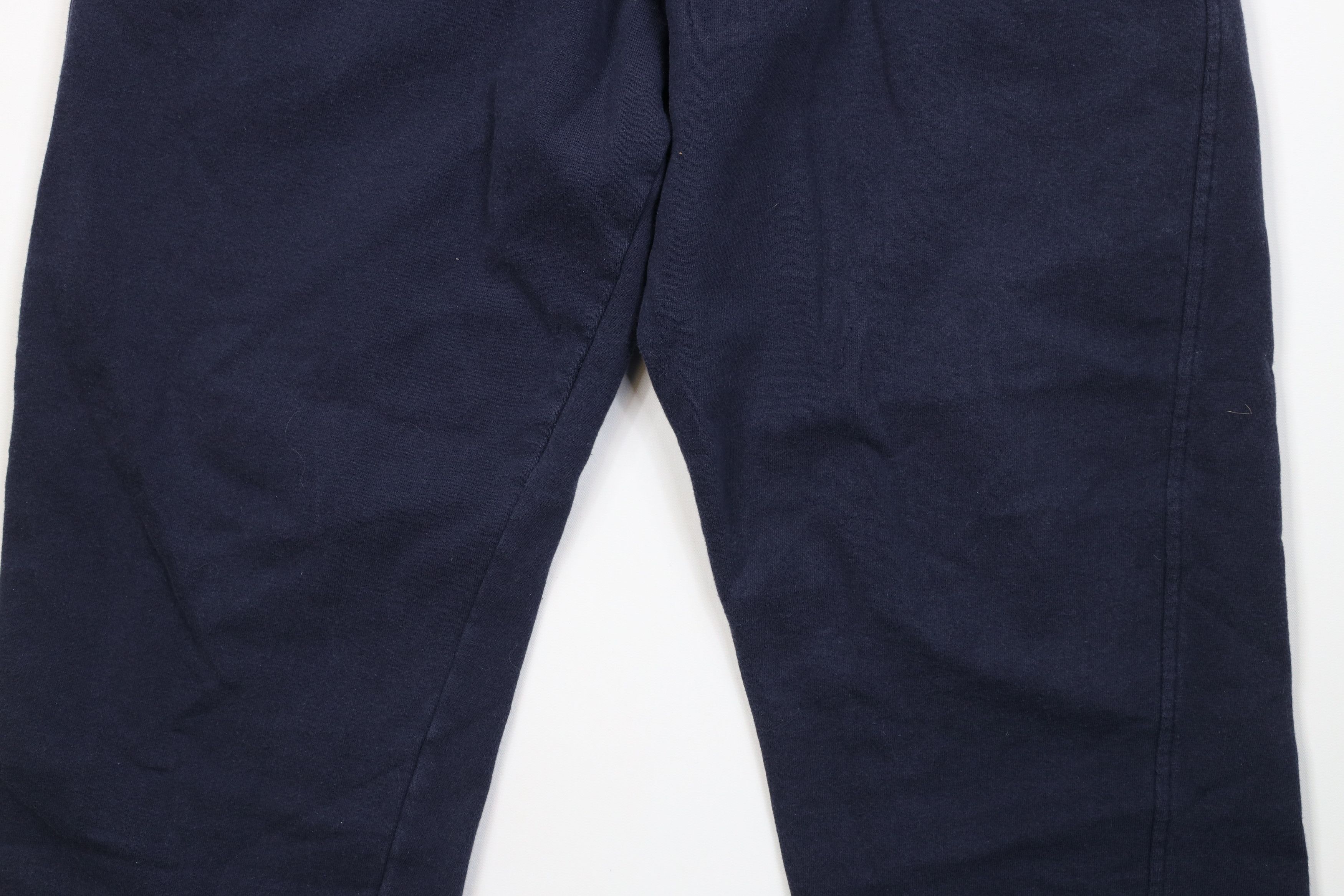 Vintage Vintage 90s Streetwear Wide Leg Sweatpants Pants Navy Blue Size US 32 / EU 48 - 4 Thumbnail