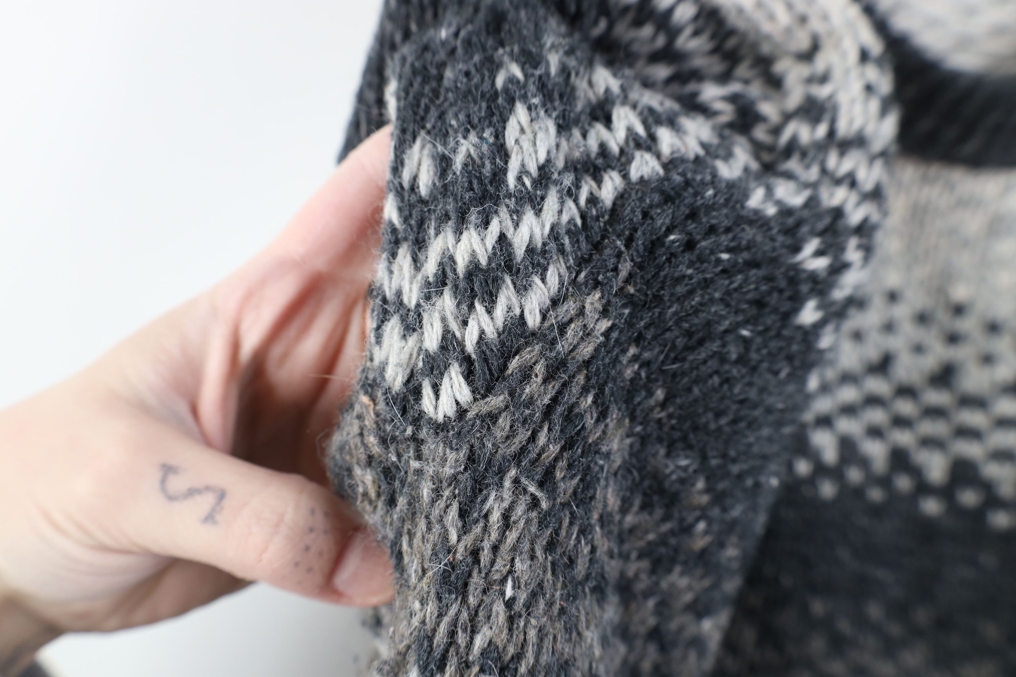 Vintage Vintage 90s Streetwear Angora Blend Knit Crewneck Sweater Size US L / EU 52-54 / 3 - 6 Thumbnail