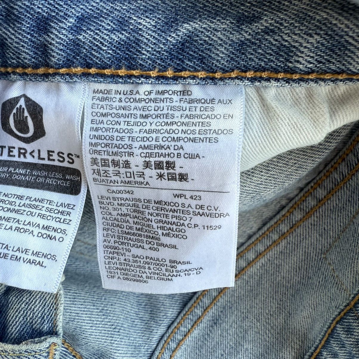 Levi's LEVI'S 501 PREMIUM STRAIGHT FADED JEAN DENIM PANTS Size US 35 - 15 Thumbnail
