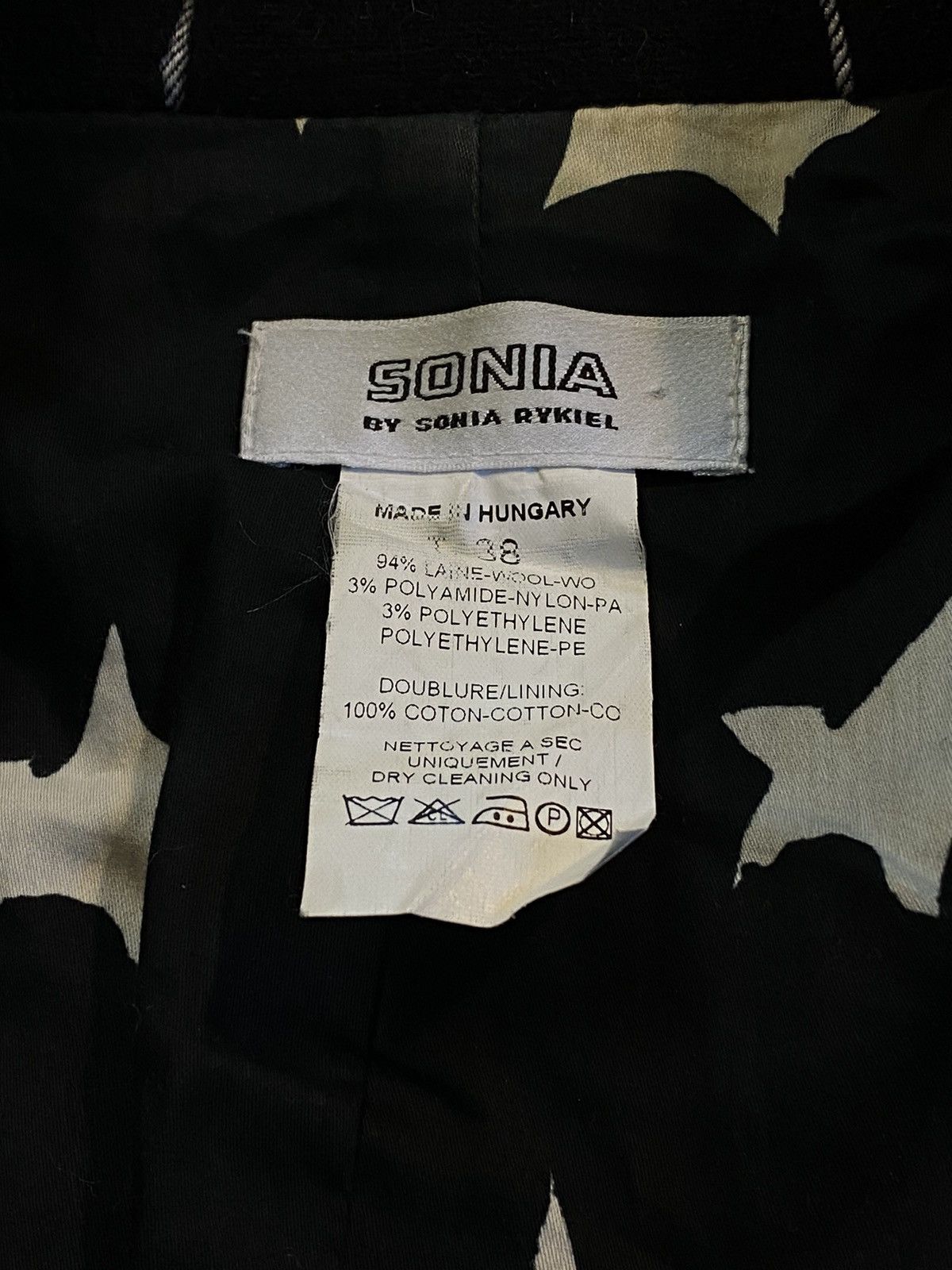 Sonia Rykiel 🔥 SONIA RYKIEL WOOL JACKET Size XS / US 0-2 / IT 36-38 - 9 Thumbnail