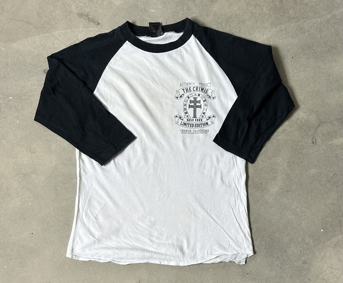 Japanese Brand THE GRIMIE CLOTHING SKULL RAGLAN Size US M / EU 48-50 / 2 - 2 Thumbnail