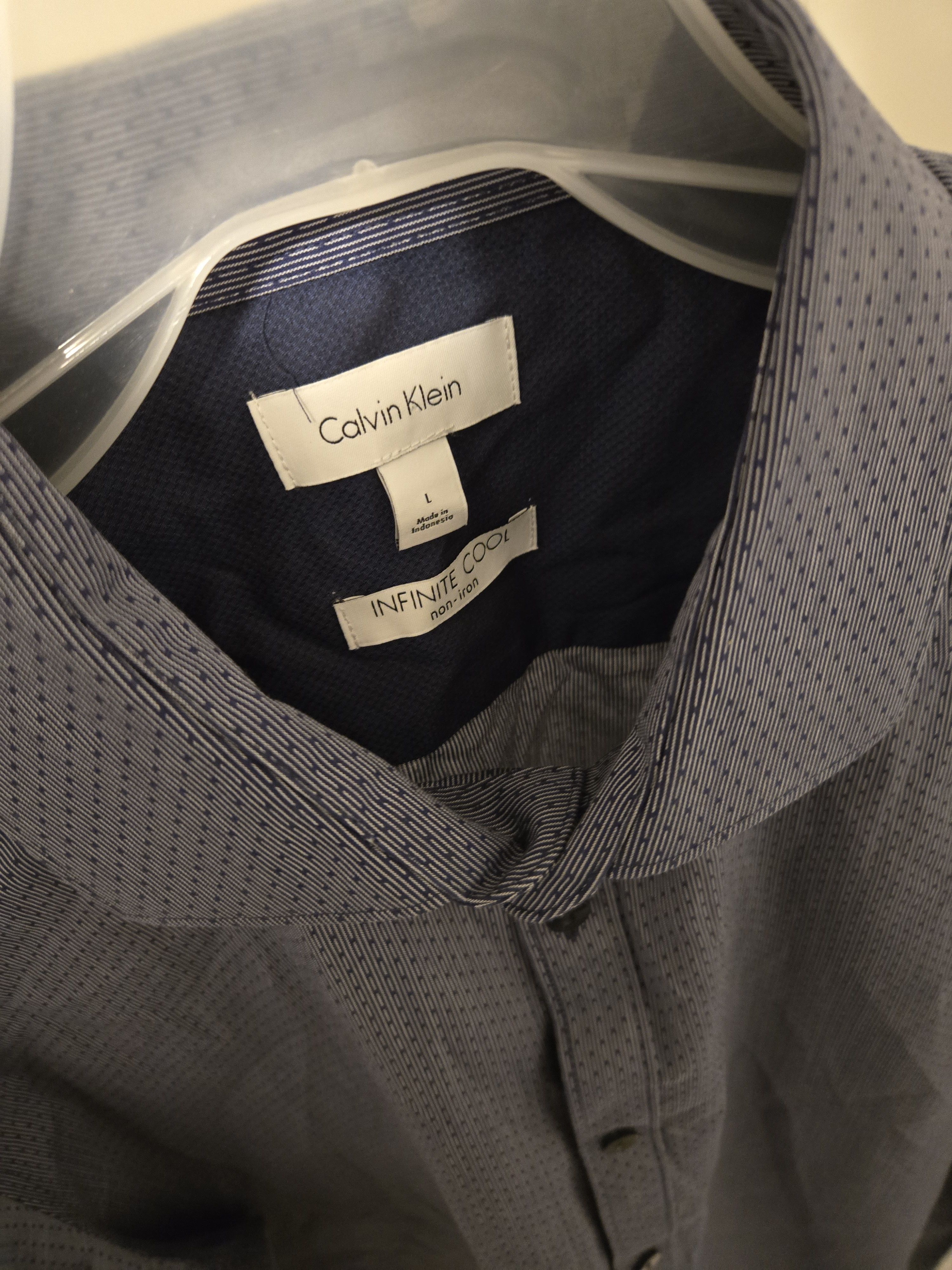 Calvin Klein Calvin Klein Patterned Button Up L/S Shirt Size US M / EU 48-50 / 2 - 5 Thumbnail