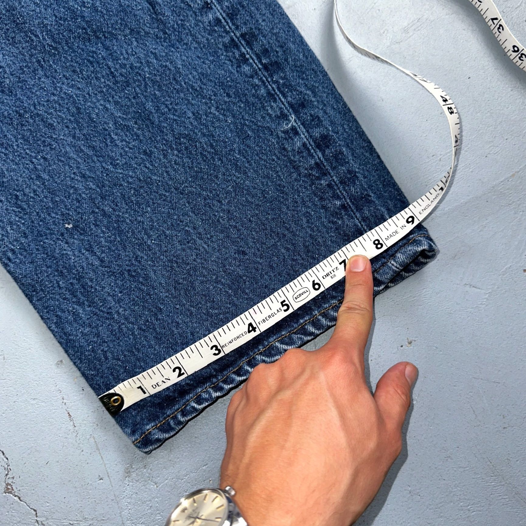 Levi's VINTAGE Levi's 501 Jeans Straight Blue 44x32 Mens Regular 90s USA 5-Pocket Denim Button 44x32 Men’s Jeans Size US 44 / EU 60 - 6 Thumbnail