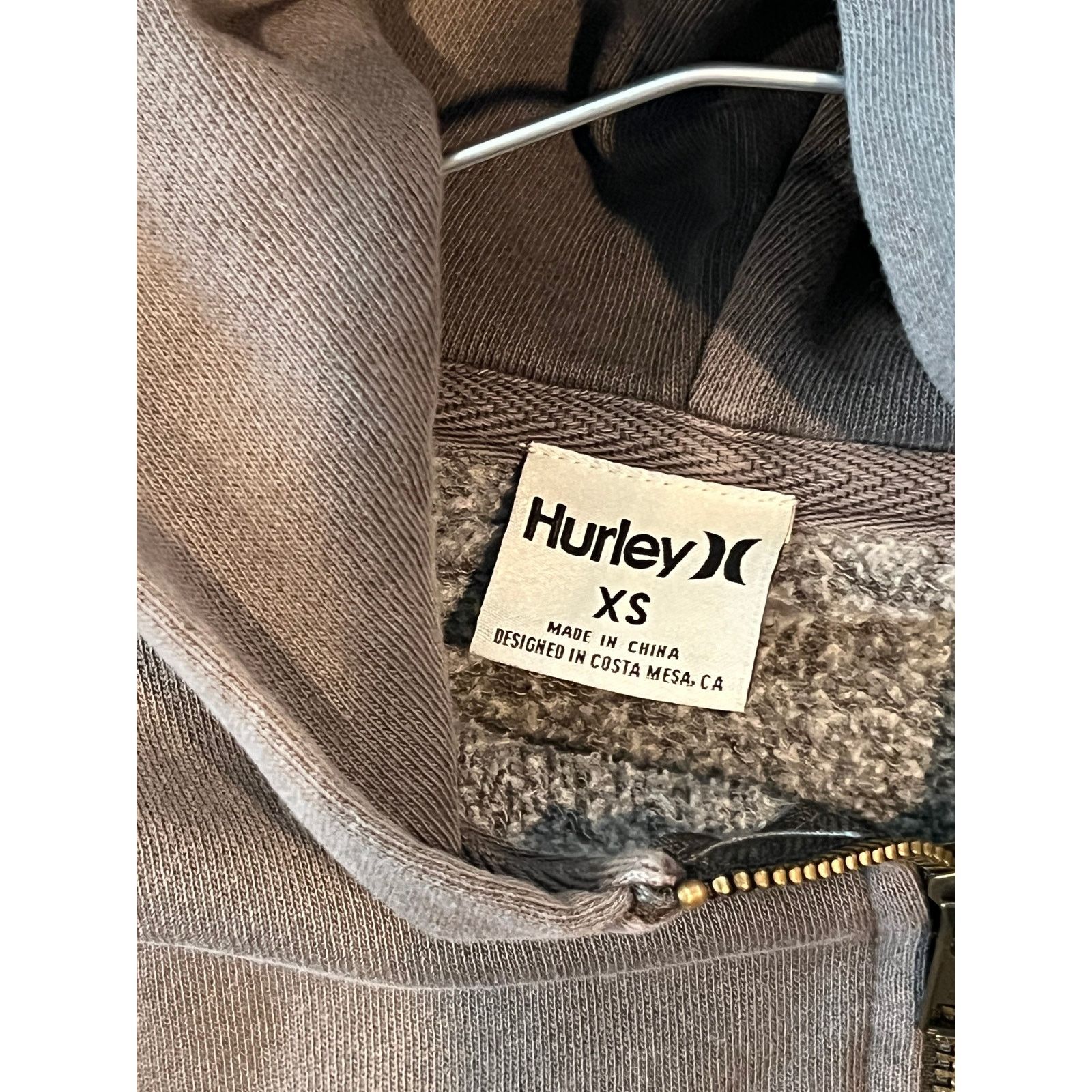 Hurley Hurley Cropped Gray Beige Pullover Hoodie Womans XS Size XS / US 0-2 / IT 36-38 - 3 Thumbnail