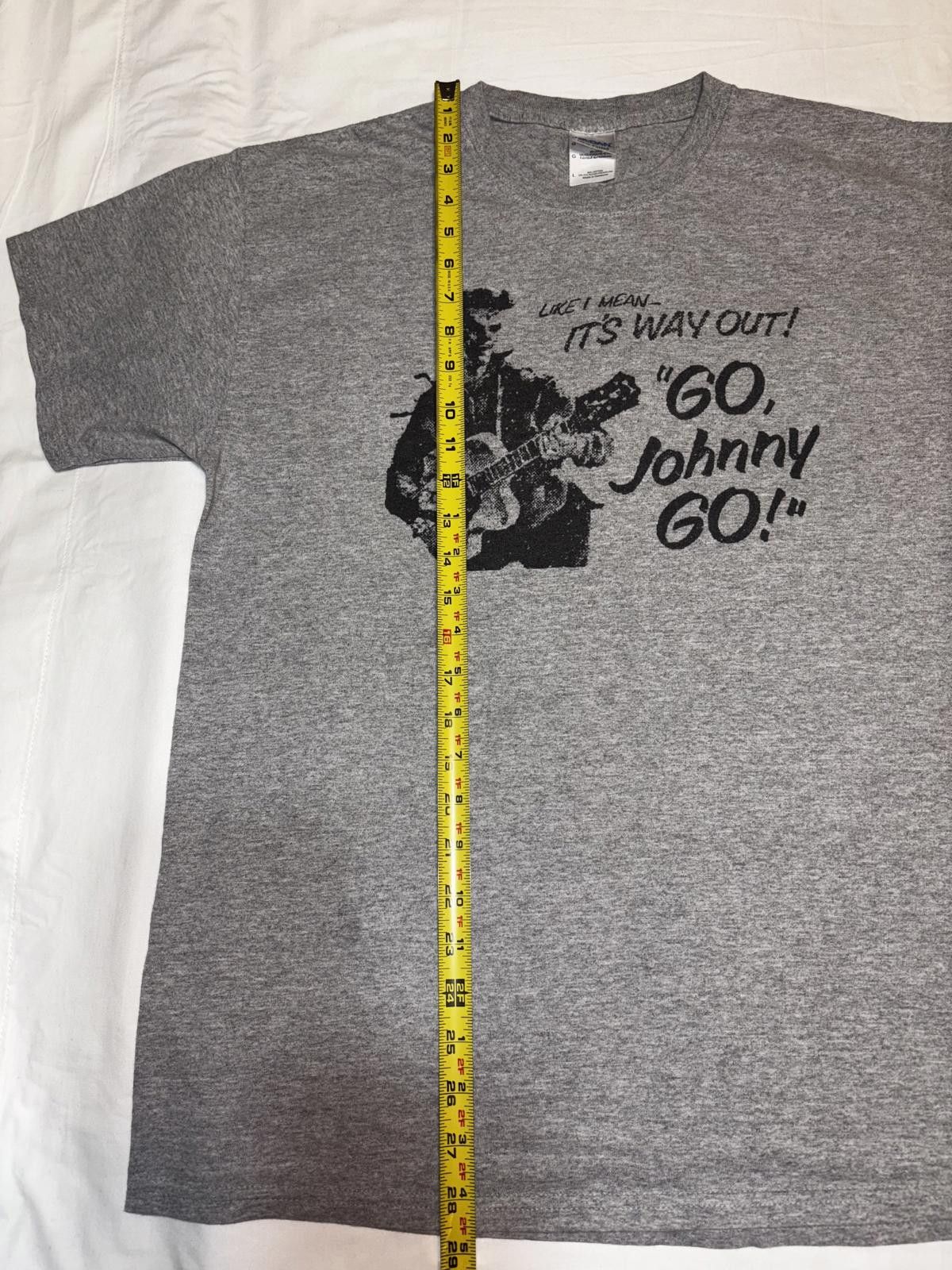 Gildan Vintage Gildan 'Go Johnny Go!' Graphic T-Shirt Size US L / EU 52-54 / 3 - 5 Thumbnail