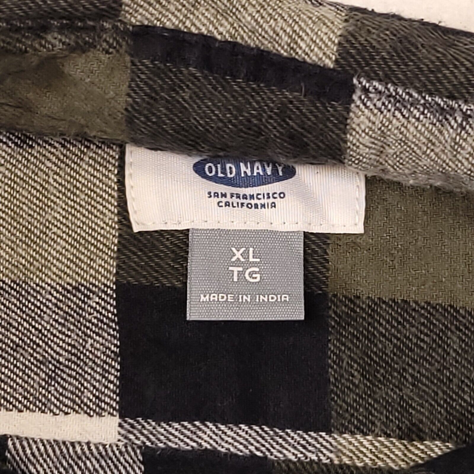 Old Navy Old Navy GIngham Flannel Shirt Mens Size XL Green Black Size US XL / EU 56 / 4 - 3 Thumbnail