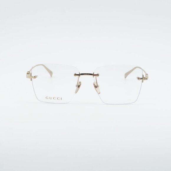Gucci Gucci GG1938O 001 Square Eyeglasses - Gold 54mm Size ONE SIZE - 3 Thumbnail