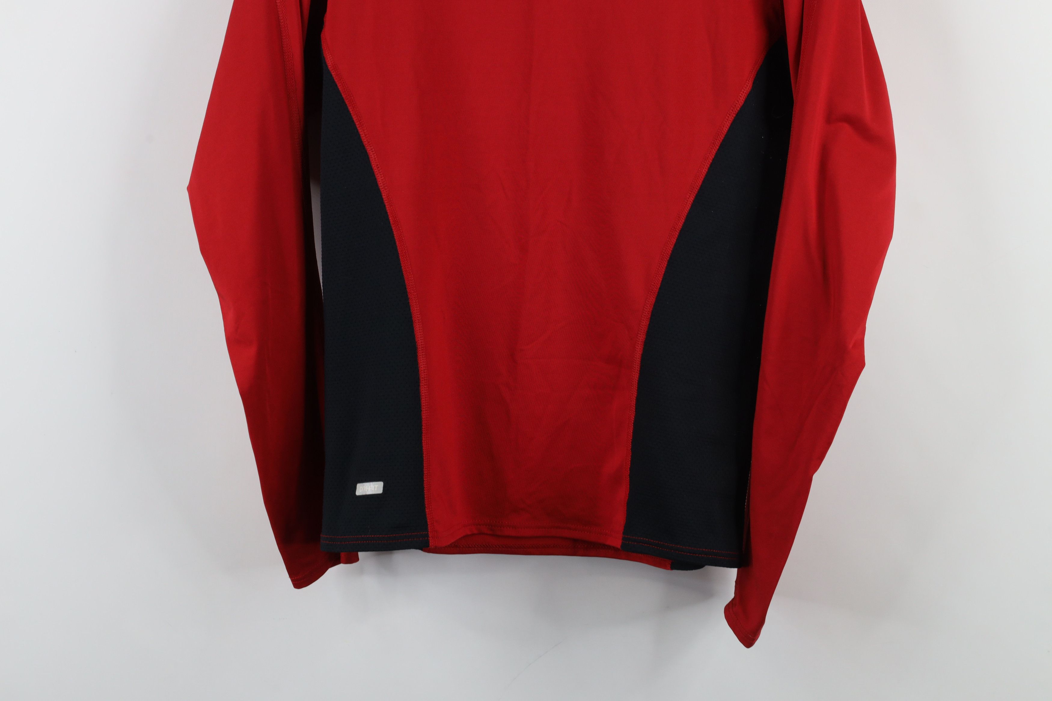 Nike × Vintage Vintage Nike Swoosh Compression Vented Mock Neck T-Shirt Size US L / EU 52-54 / 3 - 3 Thumbnail