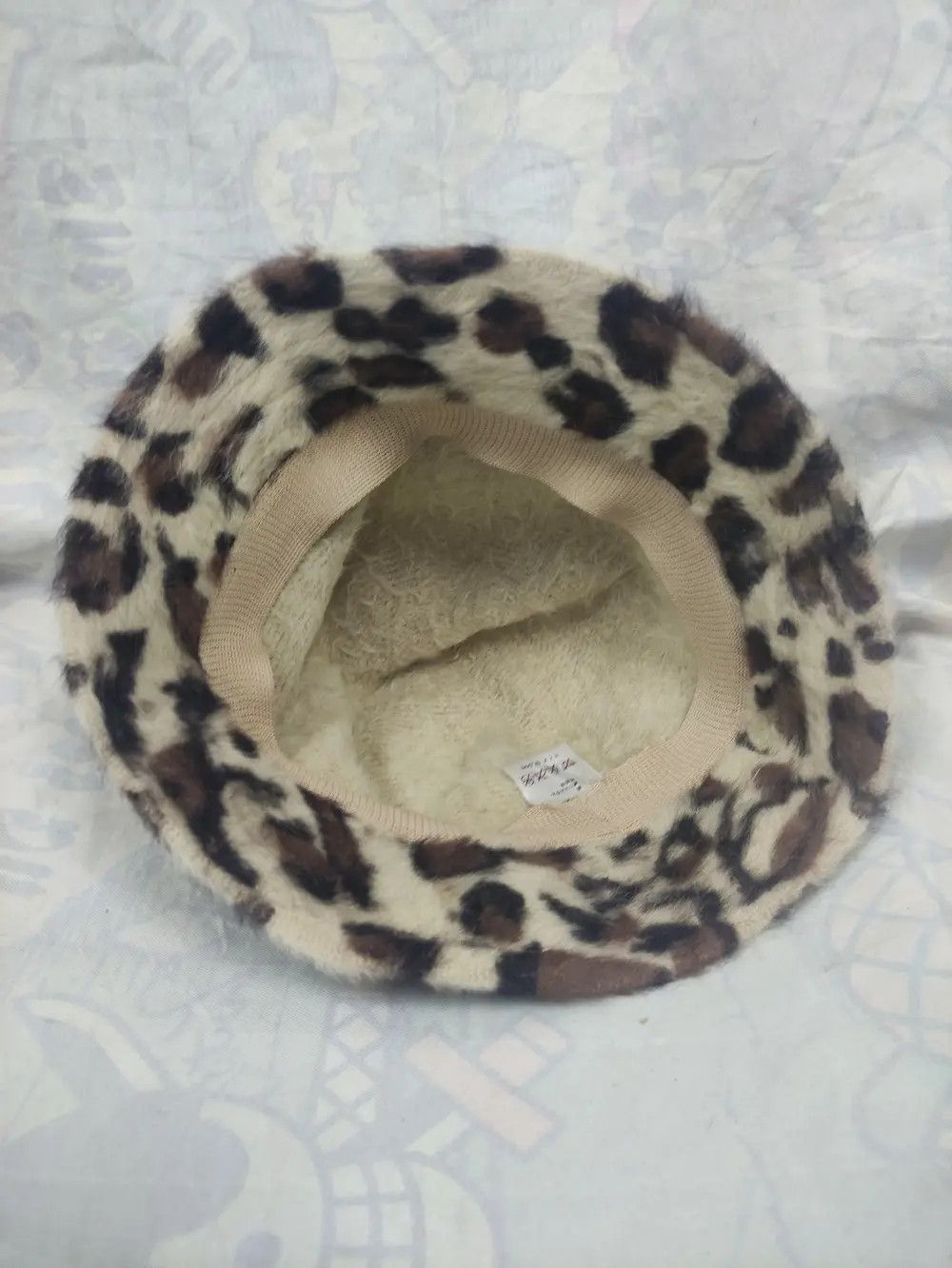 Japanese Brand VINTAGE LEOPARD FUR BUCKET HAT Size ONE SIZE - 7 Thumbnail