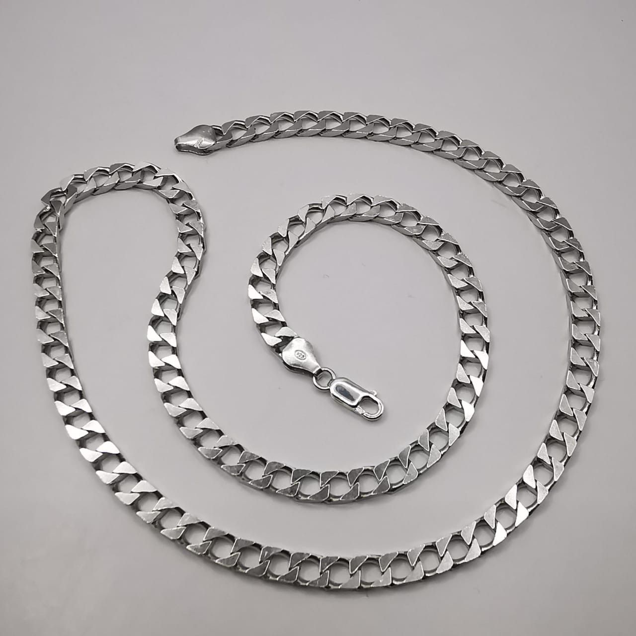 Sterling Silver Vintage Chain, 925 Sterling Silver, Signed 29,39g Size ONE SIZE - 1 Thumbnail