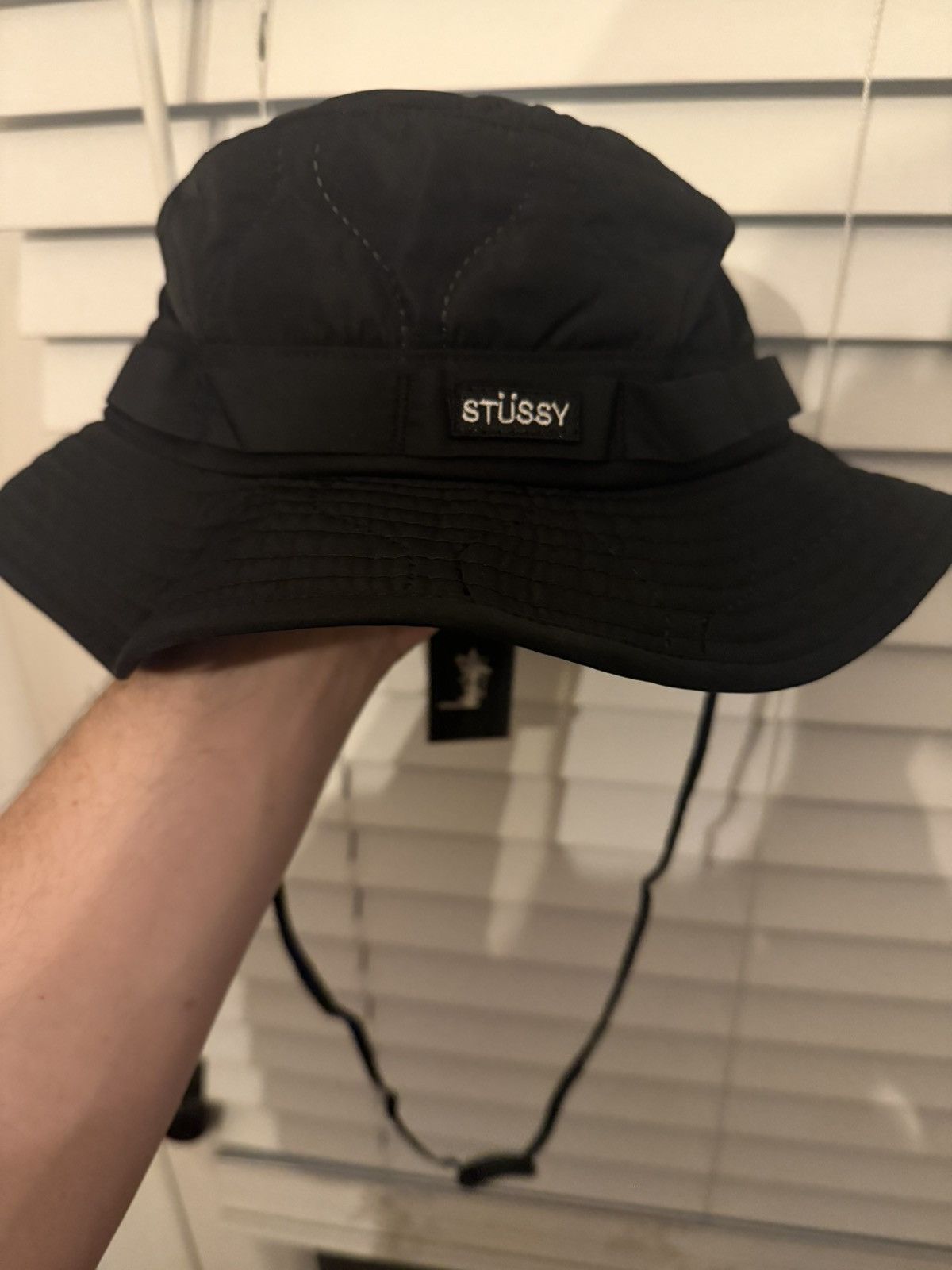 Stussy Black Bucket Hat | Grailed