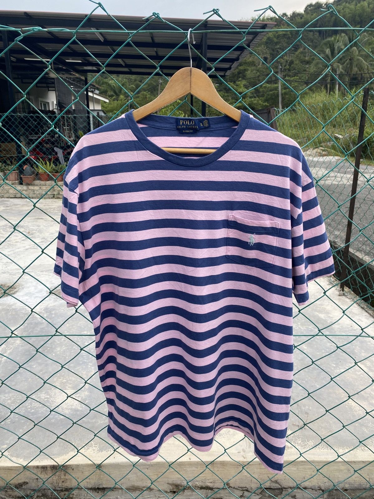 Polo Ralph Lauren Polo ralph lauren purple pink breton striped Size US XL / EU 56 / 4 - 1 Thumbnail