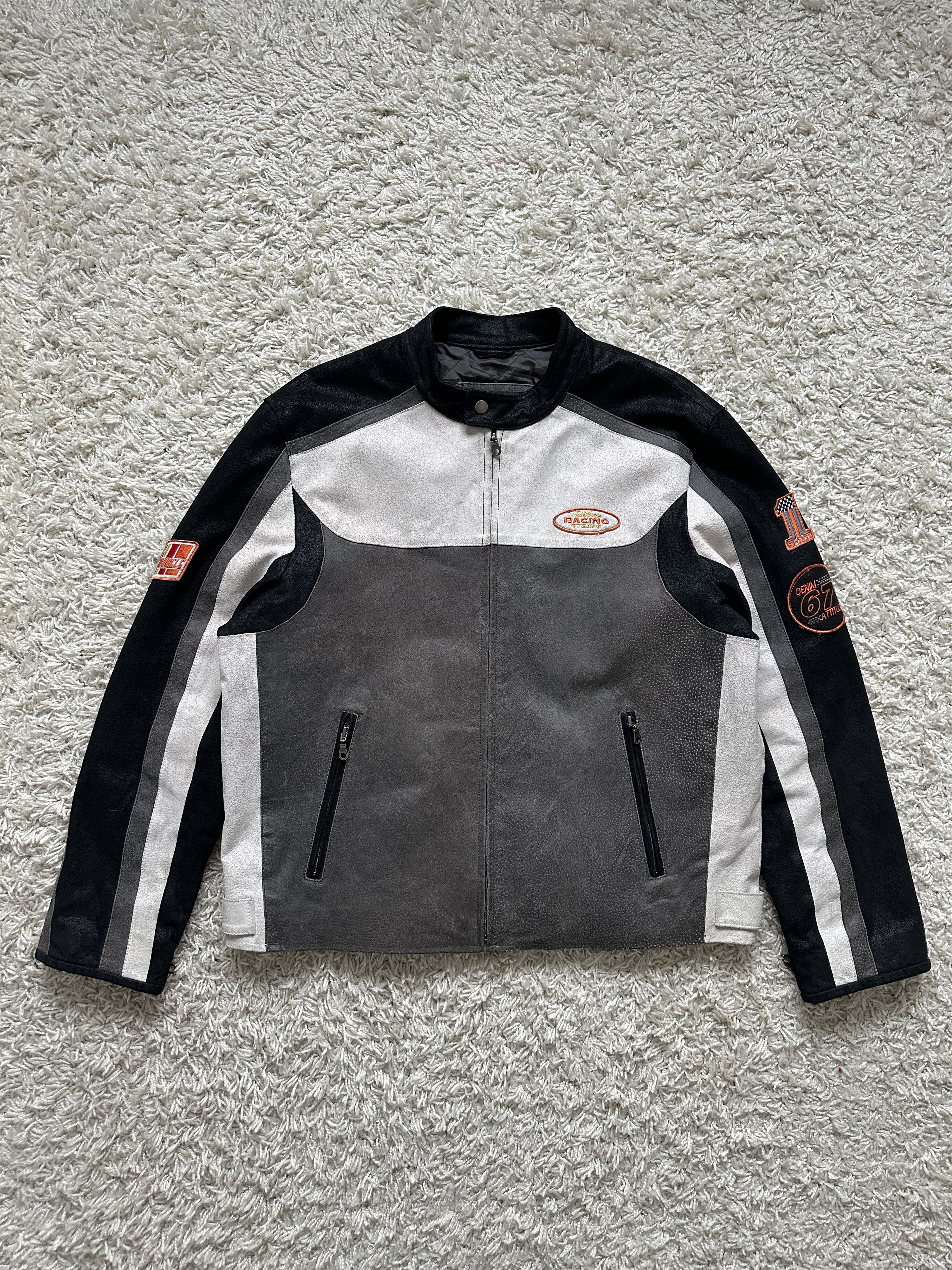 Genuine Leather Leather racing crop jacket Size US L / EU 52-54 / 3 - 5 Thumbnail