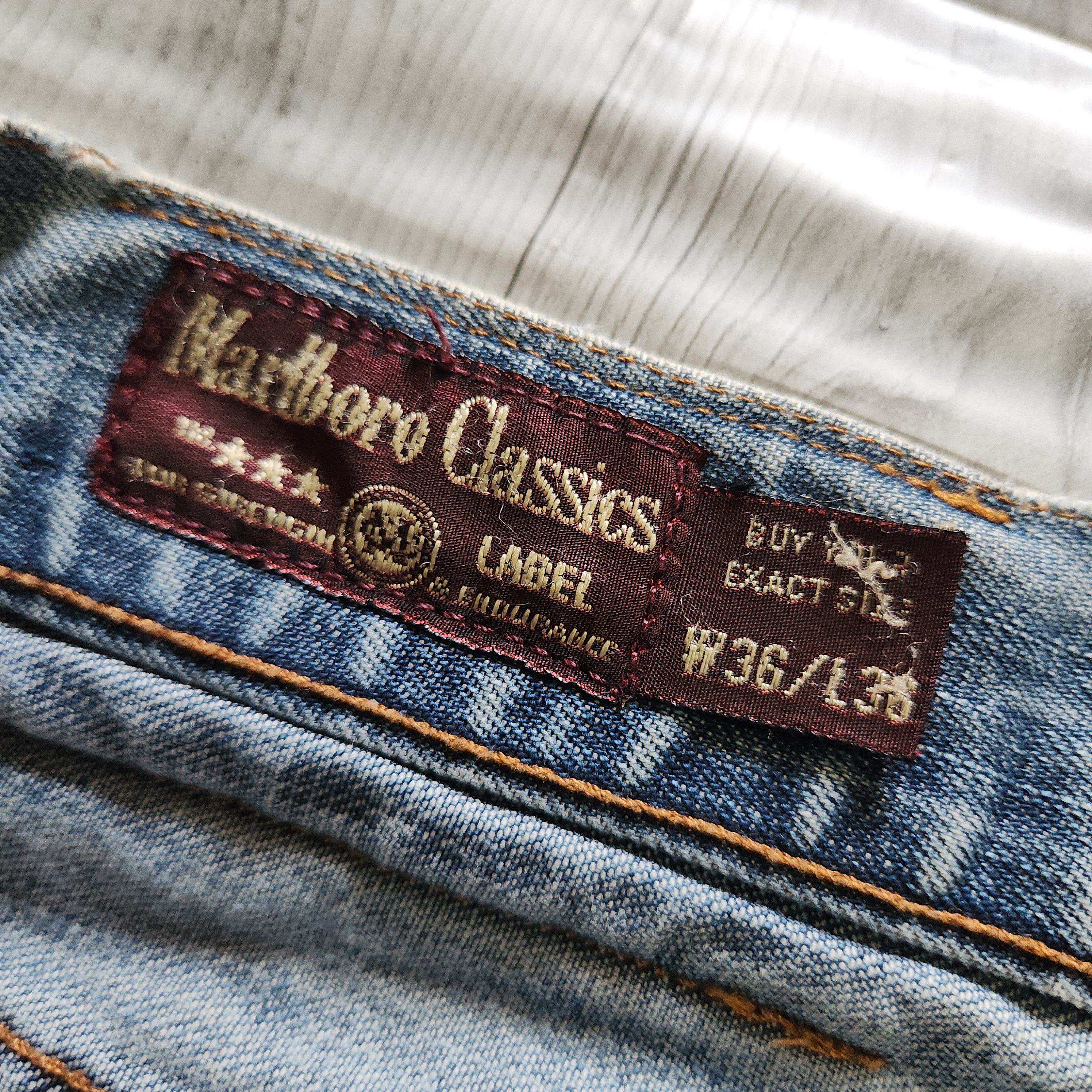 Marlboro Vintage 1980s Marlboro Classics Denim Jeans Size US 36 / EU 52 - 15 Thumbnail