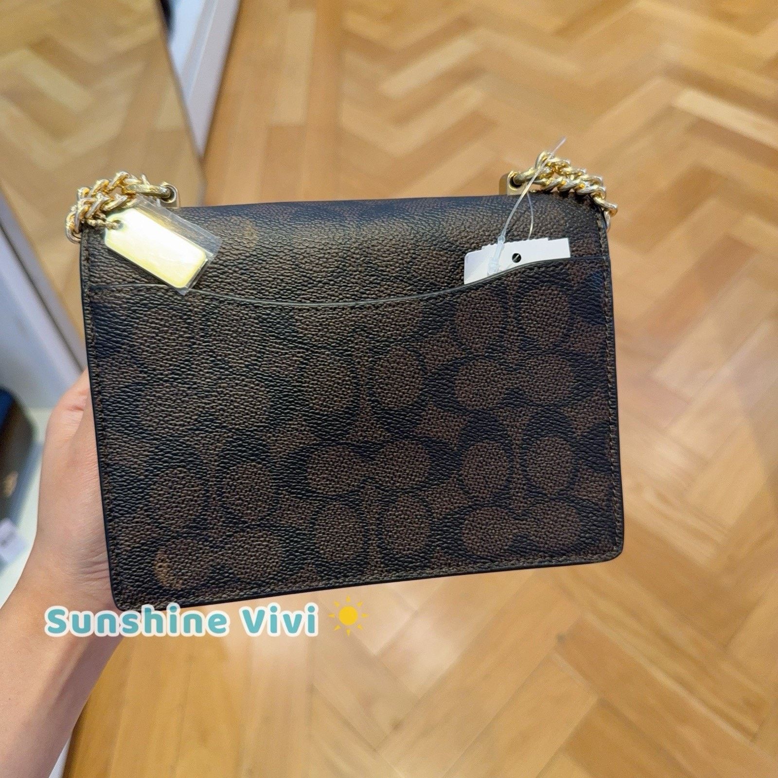 Coach NWT Coach Mini Klare Crossbody Bag CW206 Gold/Walnut/Black Size ONE SIZE - 3 Thumbnail
