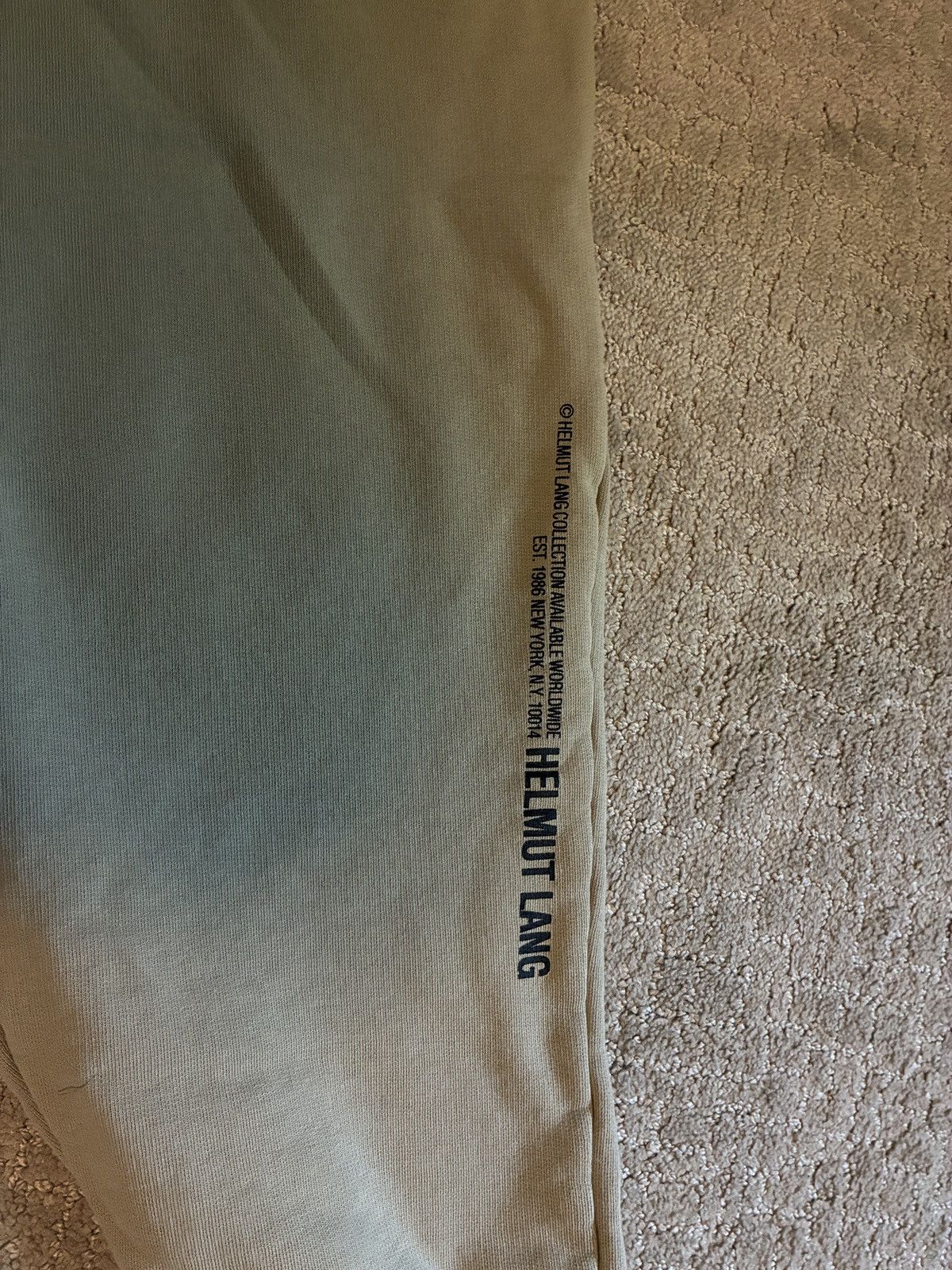 Helmut Lang Helmut Lang Photo Sweatpants Teal Green Size US 35 - 5 Thumbnail