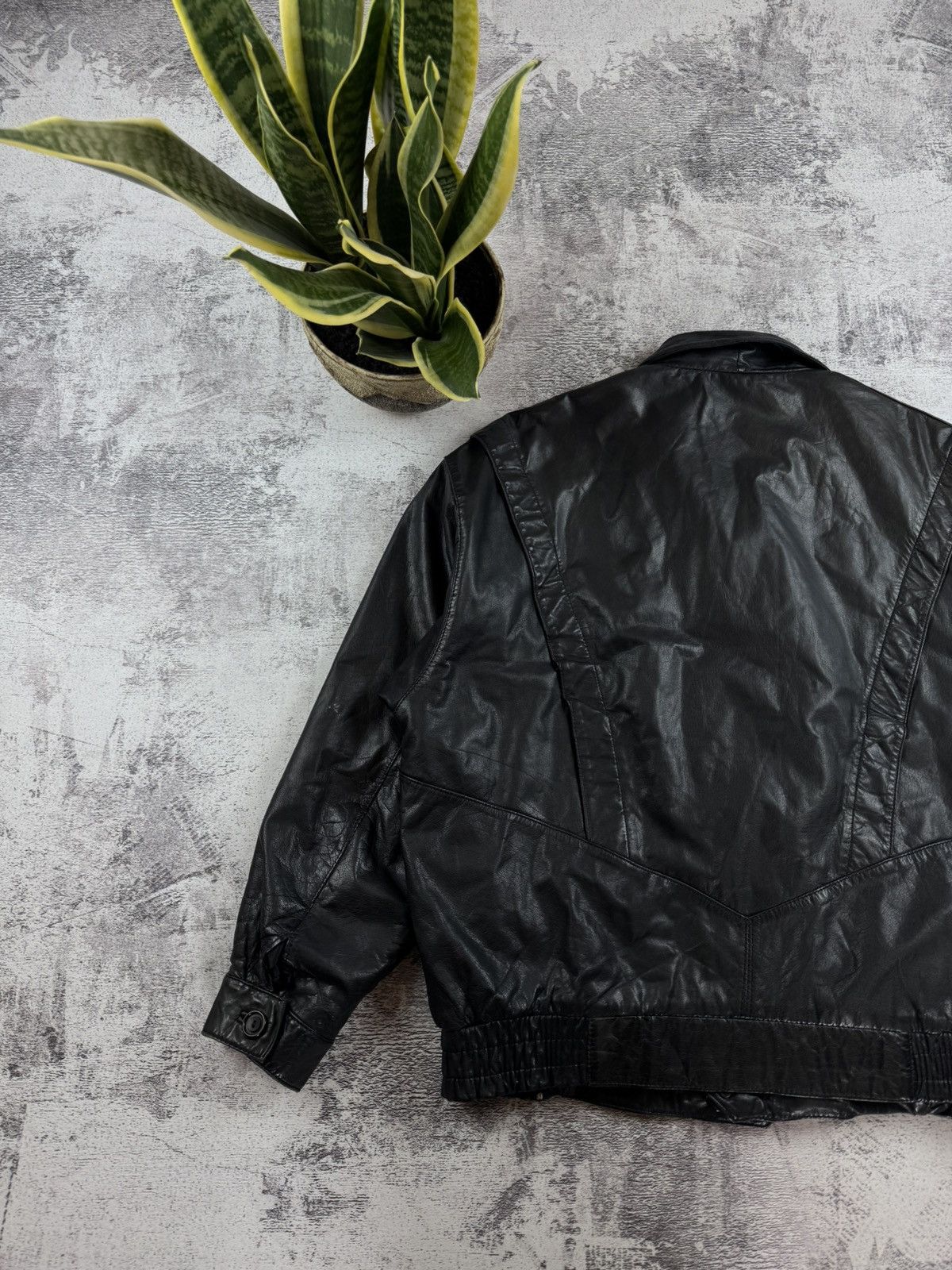Genuine Leather Principles Collection Bomber Korea Large Y2K Jacket Coat Size US L / EU 52-54 / 3 - 17 Thumbnail