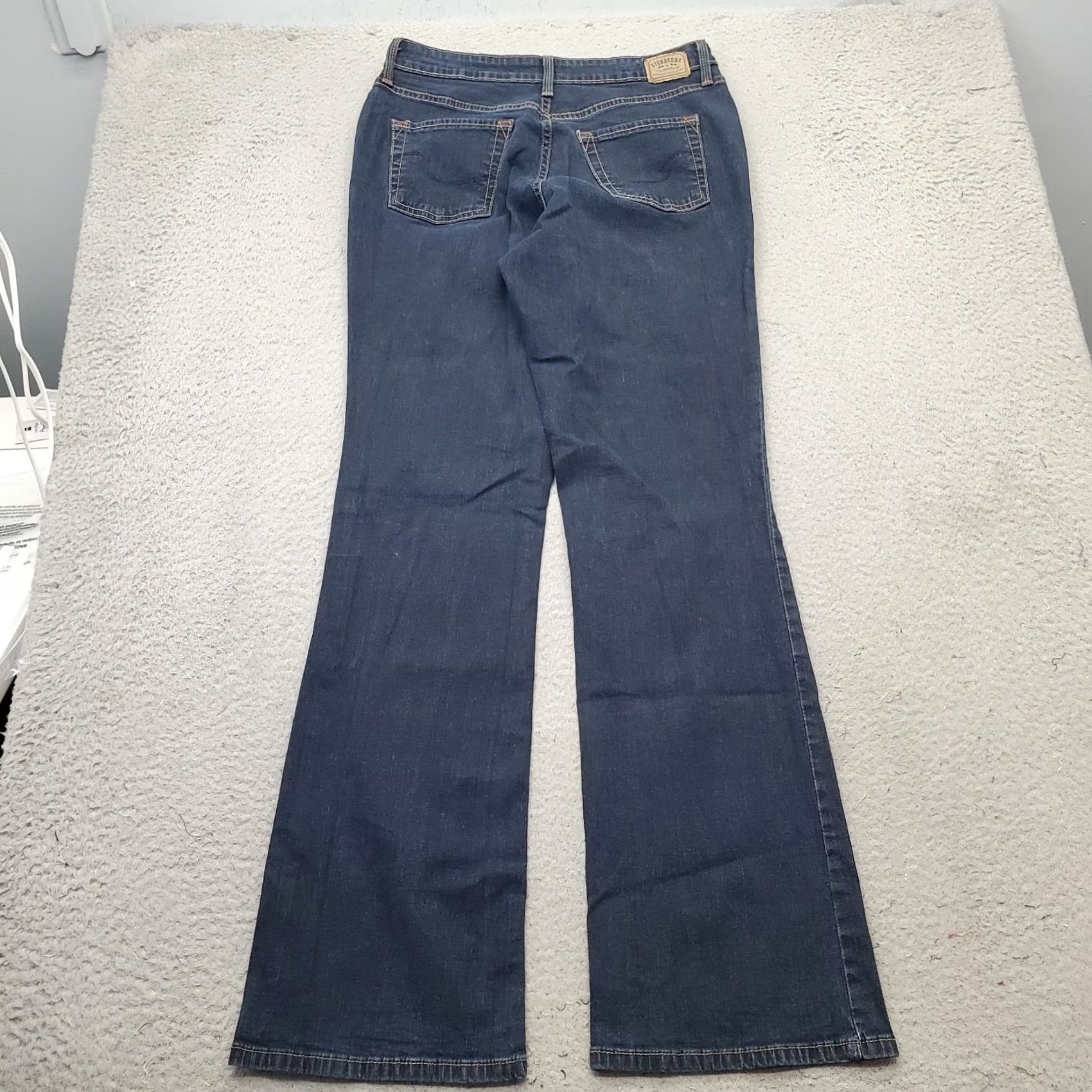 Levi's Levi's Womens Jeans Bootcut Denim Dark Wash 10L Blue Low Rise Stretch High Waist 31.75 Inseam 5-Pocket Size 32" / US 10 / IT 46 - 2 Thumbnail