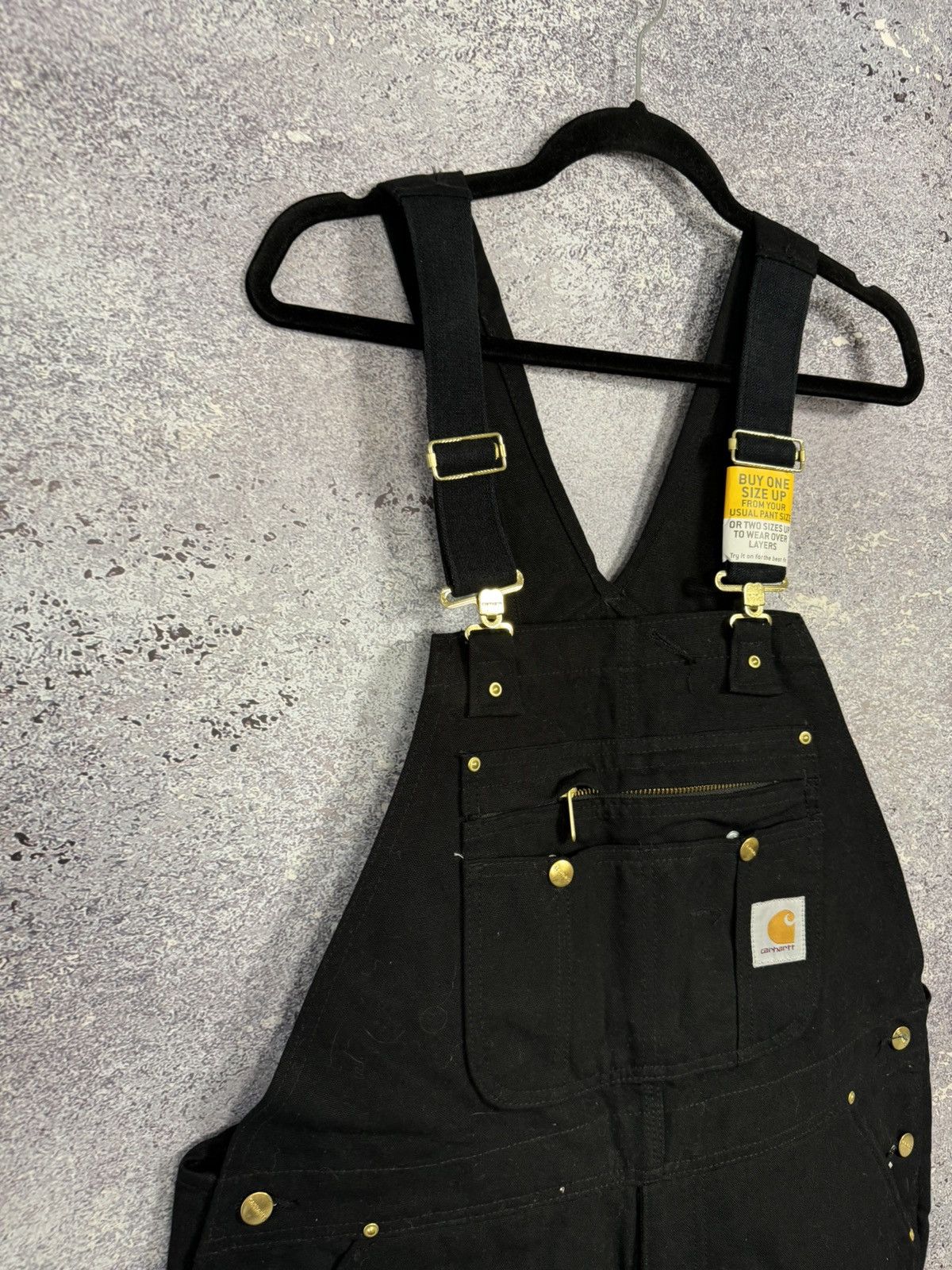 Carhartt NWT Carhartt double knee overall Black fit 42x30 Size US 42 / EU 58 - 5 Thumbnail