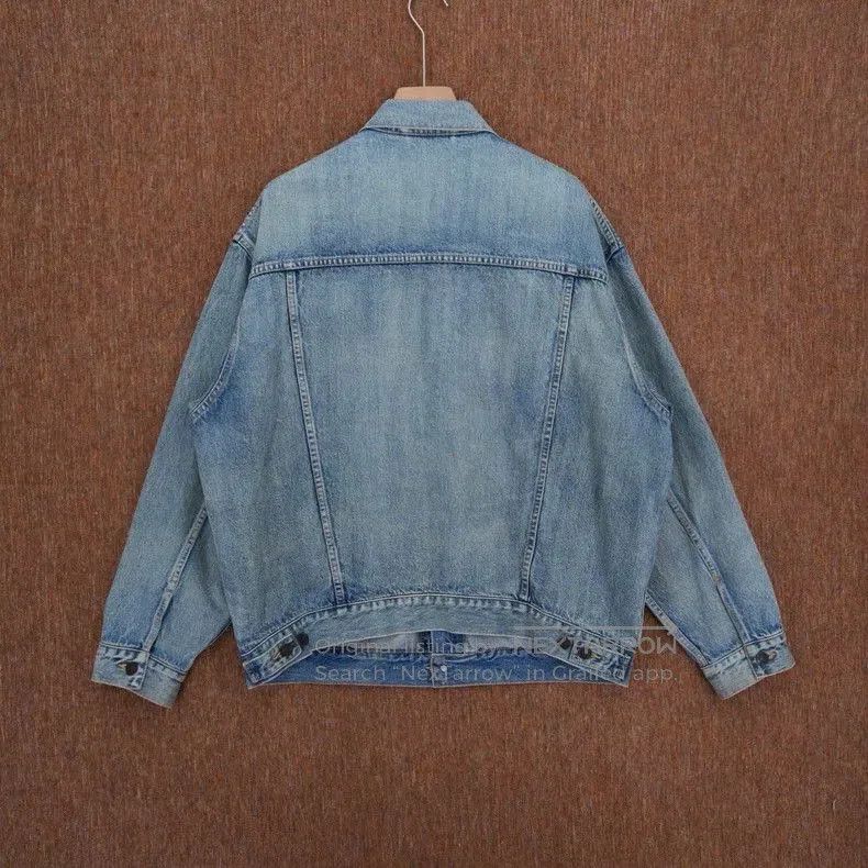 Balenciaga Balenciaga Washed Denim Oversized Jacket. Size US XS / EU 42 / 0 - 3 Thumbnail