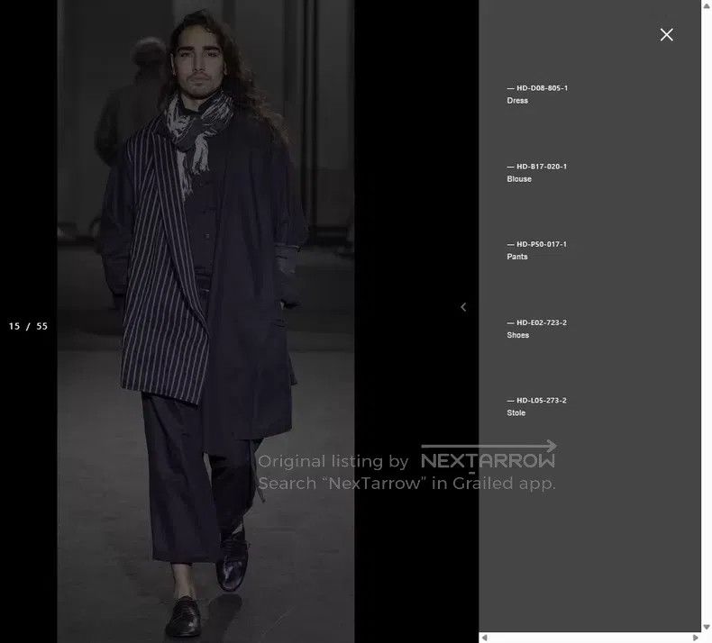 Yohji Yamamoto Yohji Yamamoto 17ss show button-down shirt Size US M / EU 48-50 / 2 - 6 Thumbnail