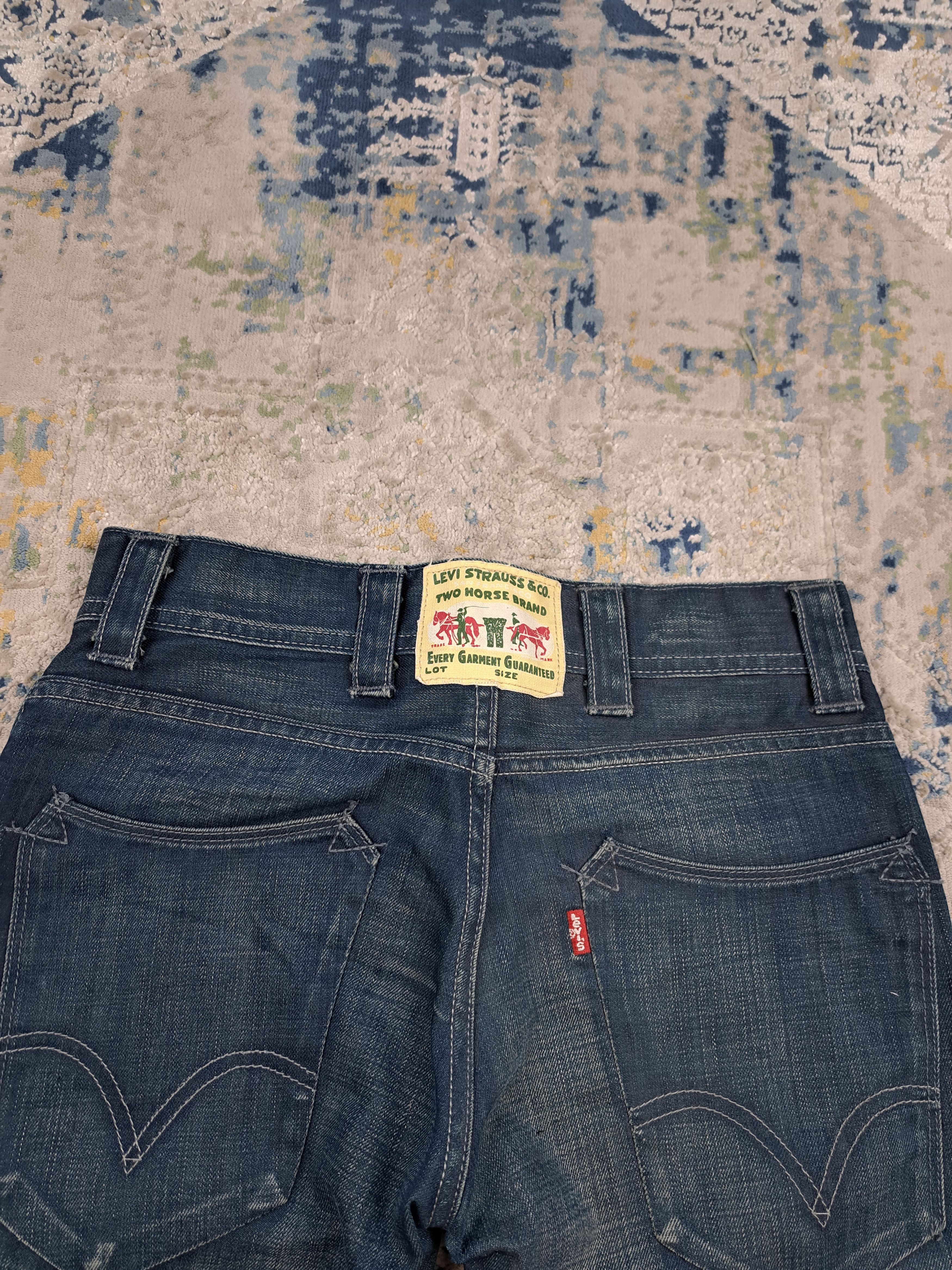 Levi's Vintage y2k Levis Low Rise Luster Denim Embroidered Red Tab Size US 30 / EU 46 - 6 Thumbnail