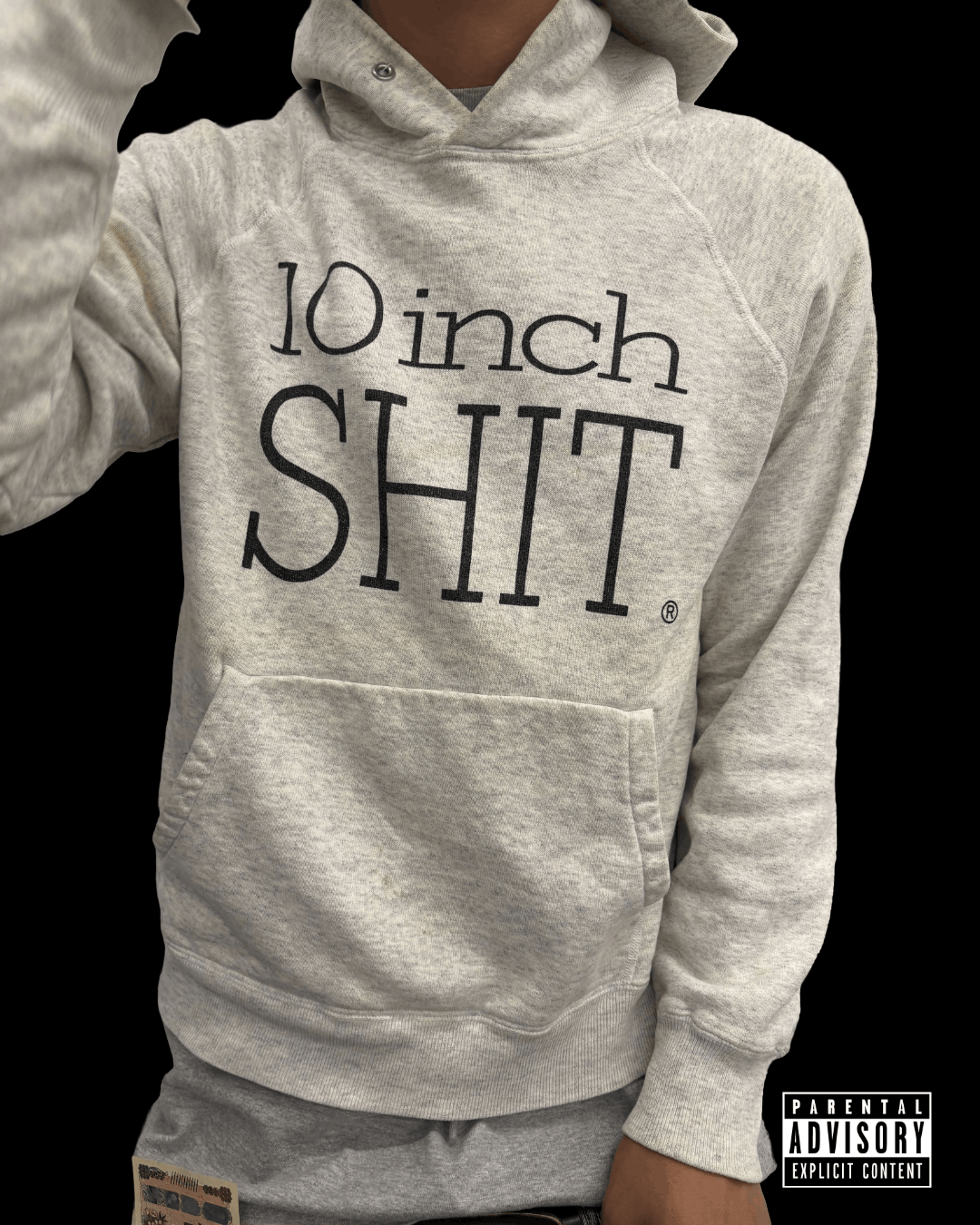 Hysteric Glamour HYSTERIC GLAMOUR | 90s Archive "10inch shit" Graphic Hoodie Size US S / EU 44-46 / 1 - 4 Thumbnail