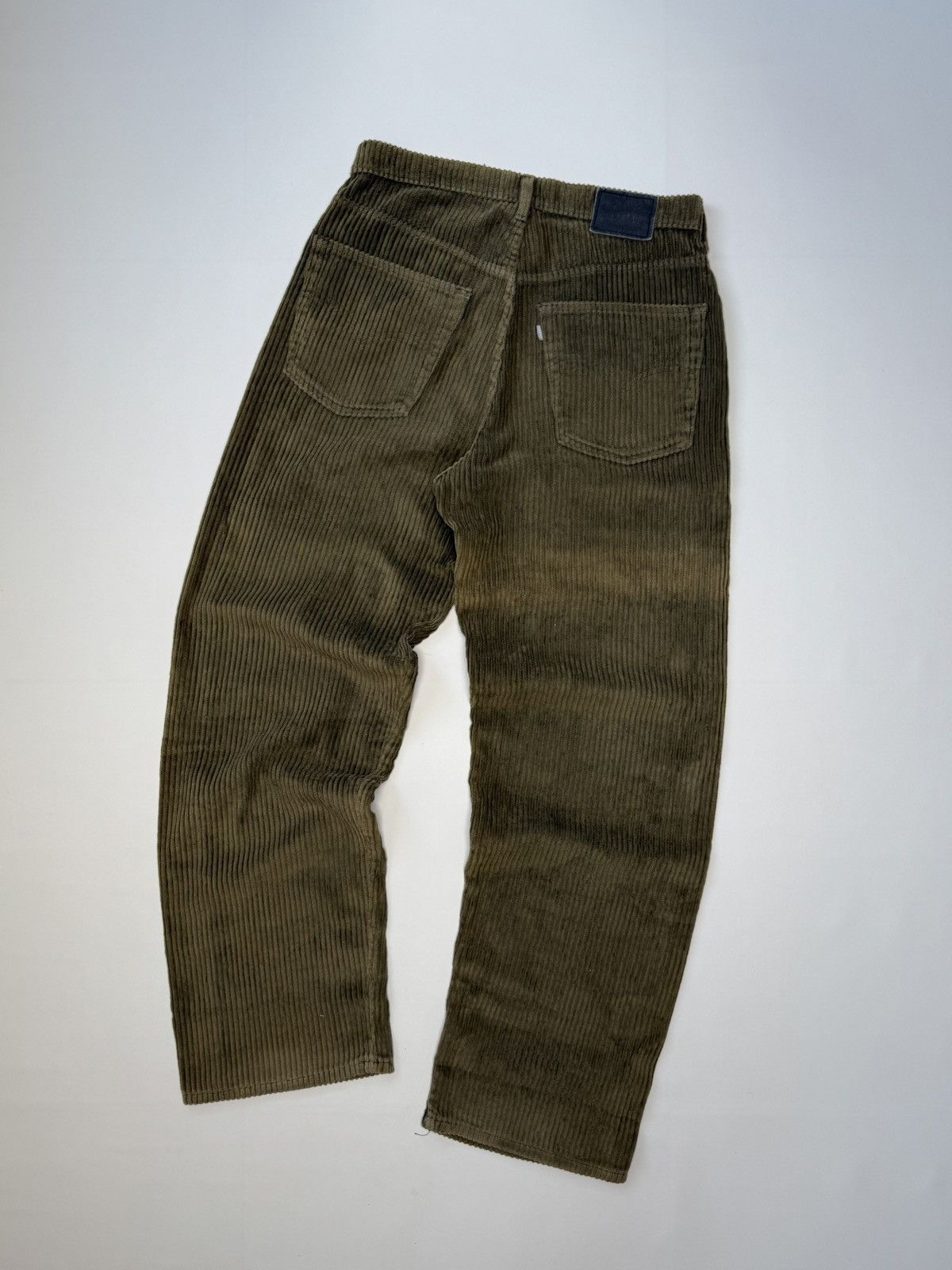 Levi's Vintage 90s Silvertab Loose Wide Leg Brown Corduroy Size US 32 / EU 48 - 2 Thumbnail