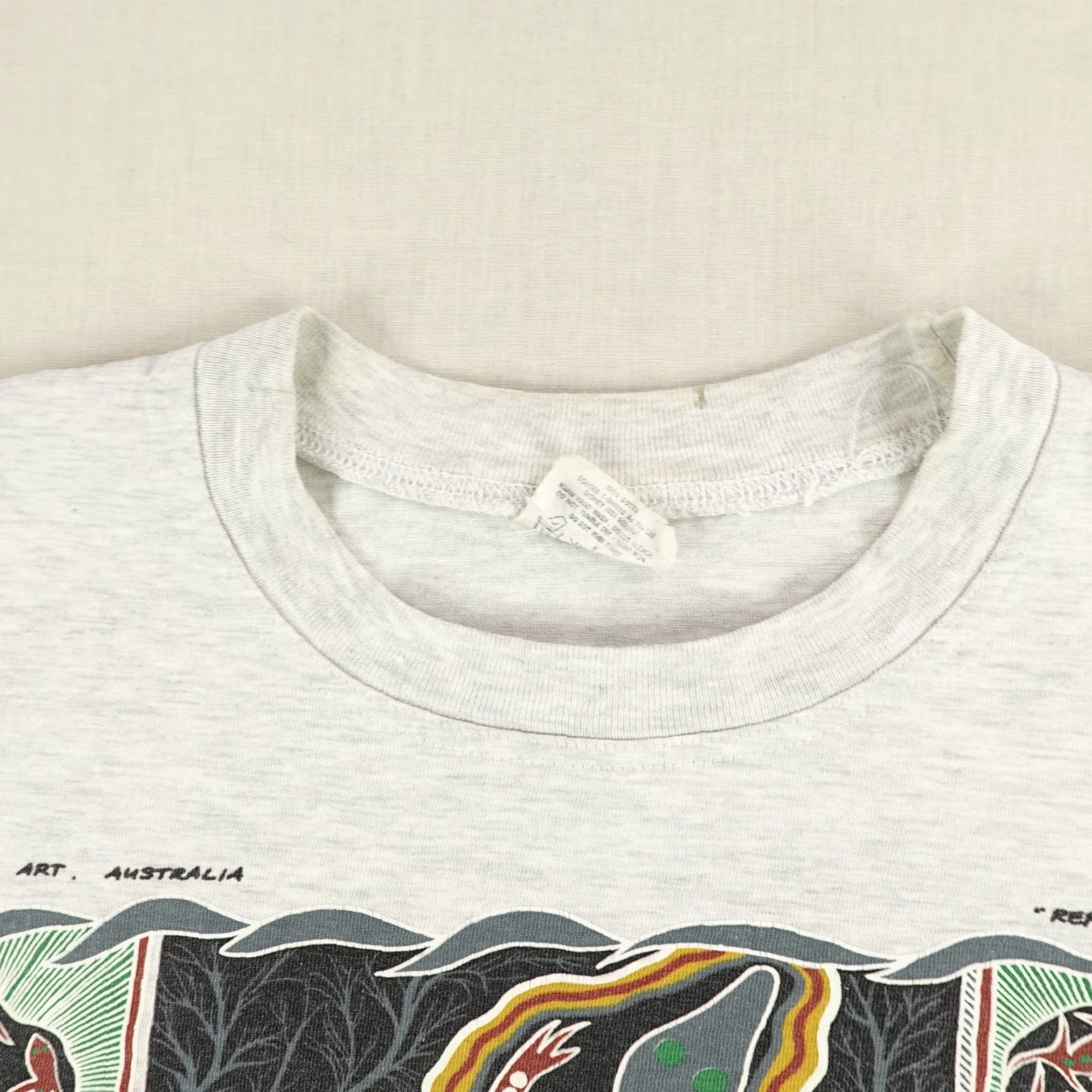 Vintage VINTAGE Gooses Max Conlon Shirt Mens Large Gray Graphic Print Australian Animals 90s Size US L / EU 52-54 / 3 - 3 Thumbnail
