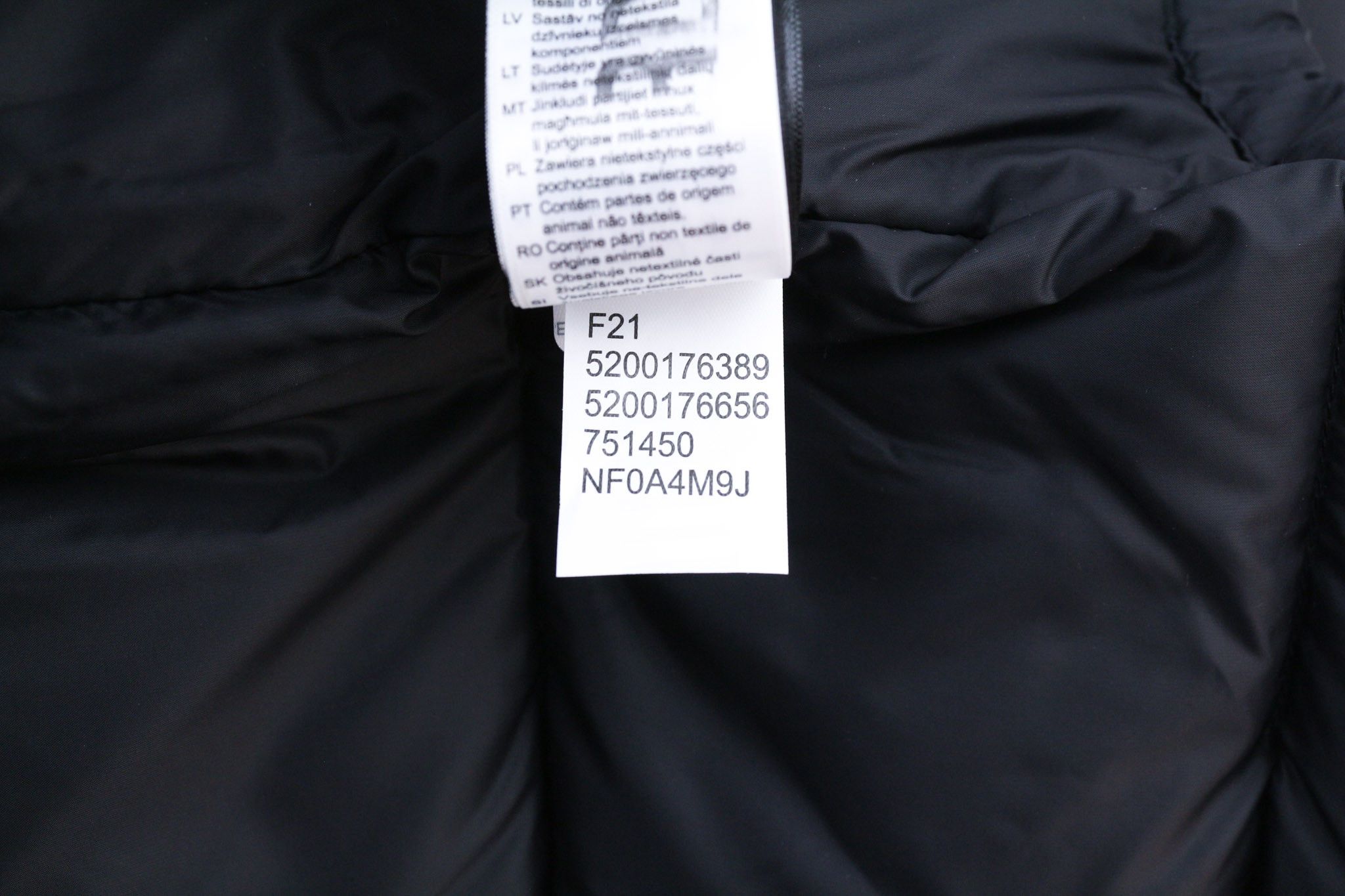The North Face DIABLO DOWN S Black 700 Down Quilted Puffer Jacket 79780 Size US S / EU 44-46 / 1 - 10 Thumbnail