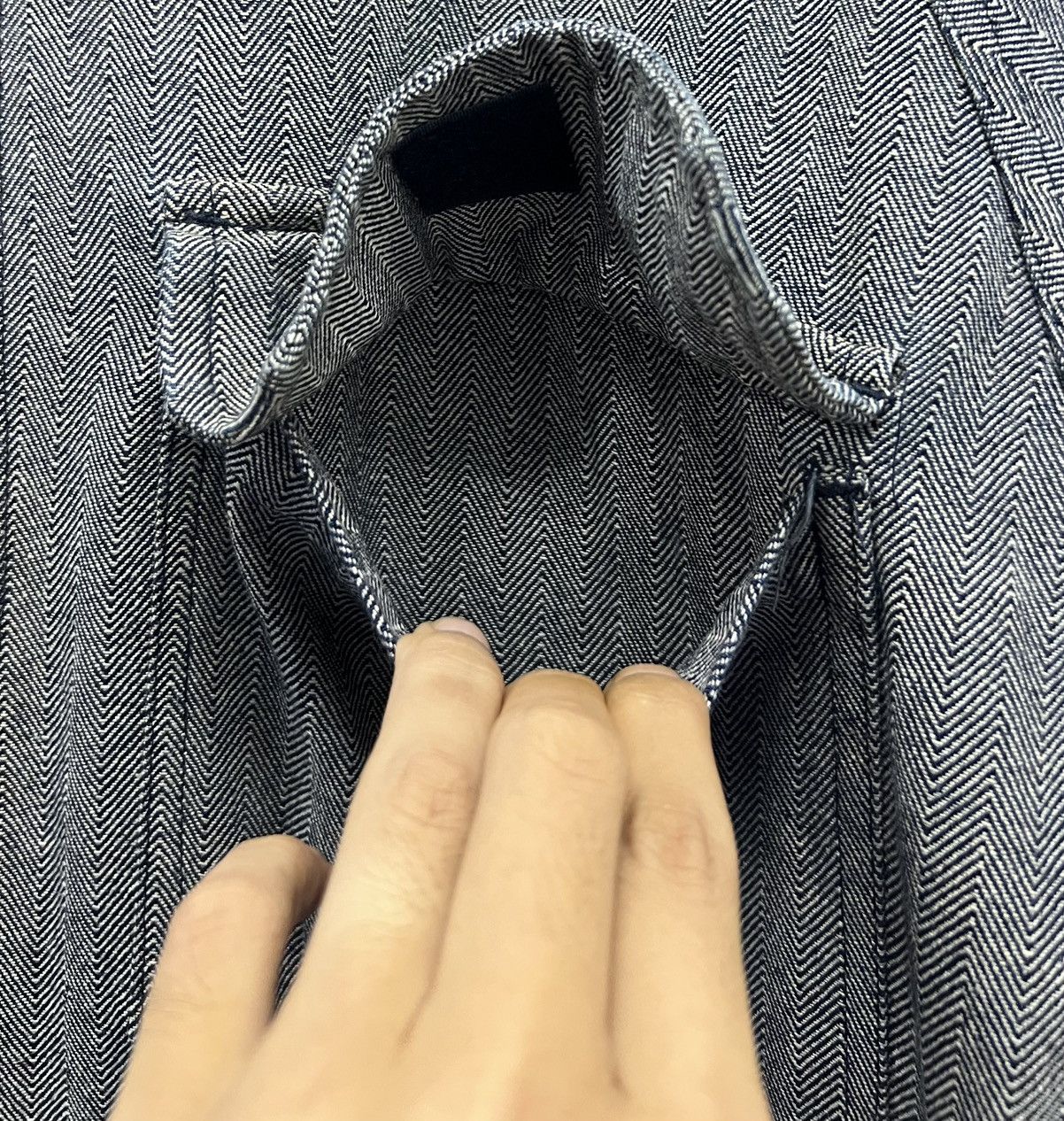 Vintage Vintage TEAGLES Herringbone Denim Coveralls Japanes Workwear Size US 39 - 5 Thumbnail