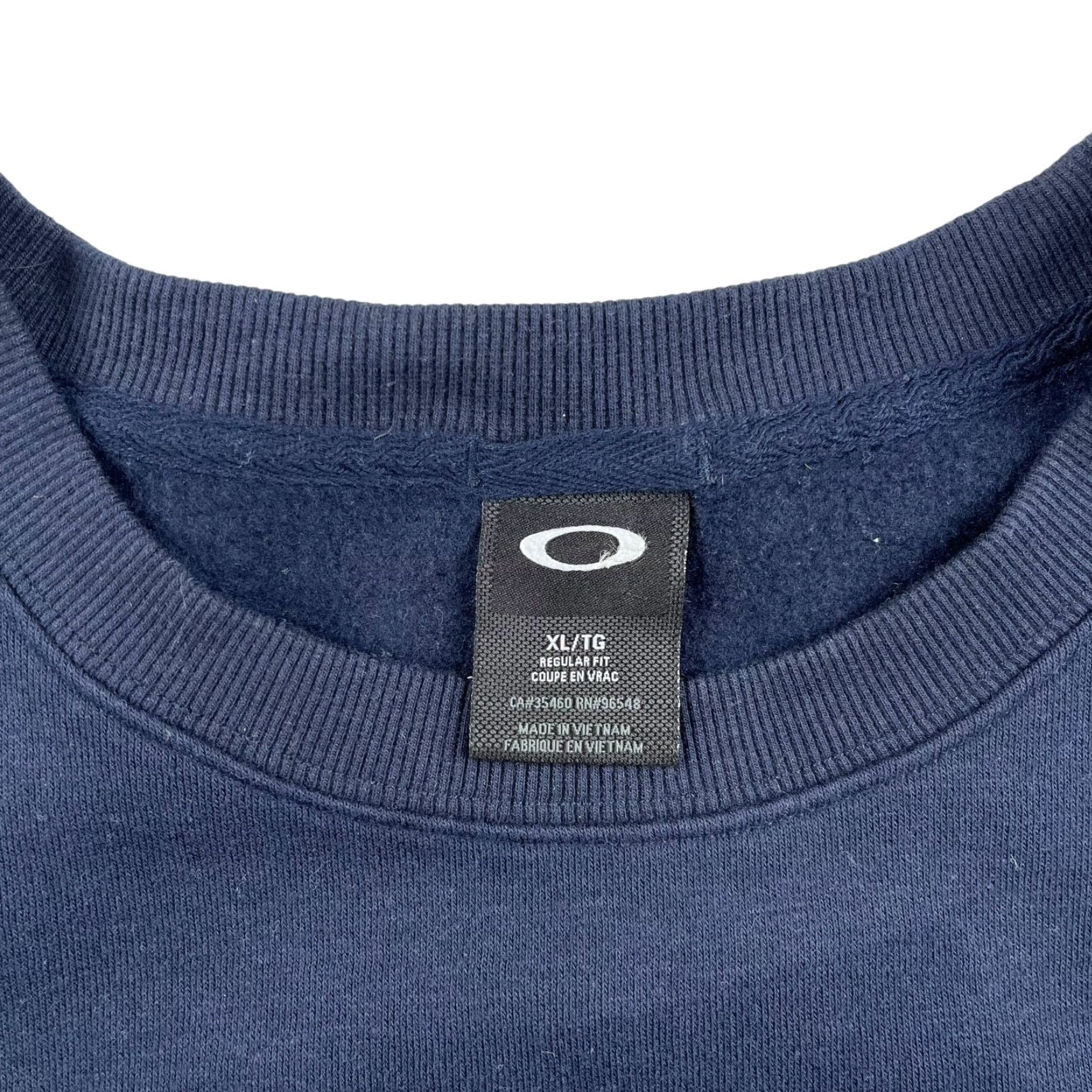 Oakley Oakley Men’s Sweatshirt Crew Neck XL Blue Cotton Blend Polyester Pullover Mens Size US XL / EU 56 / 4 - 2 Thumbnail