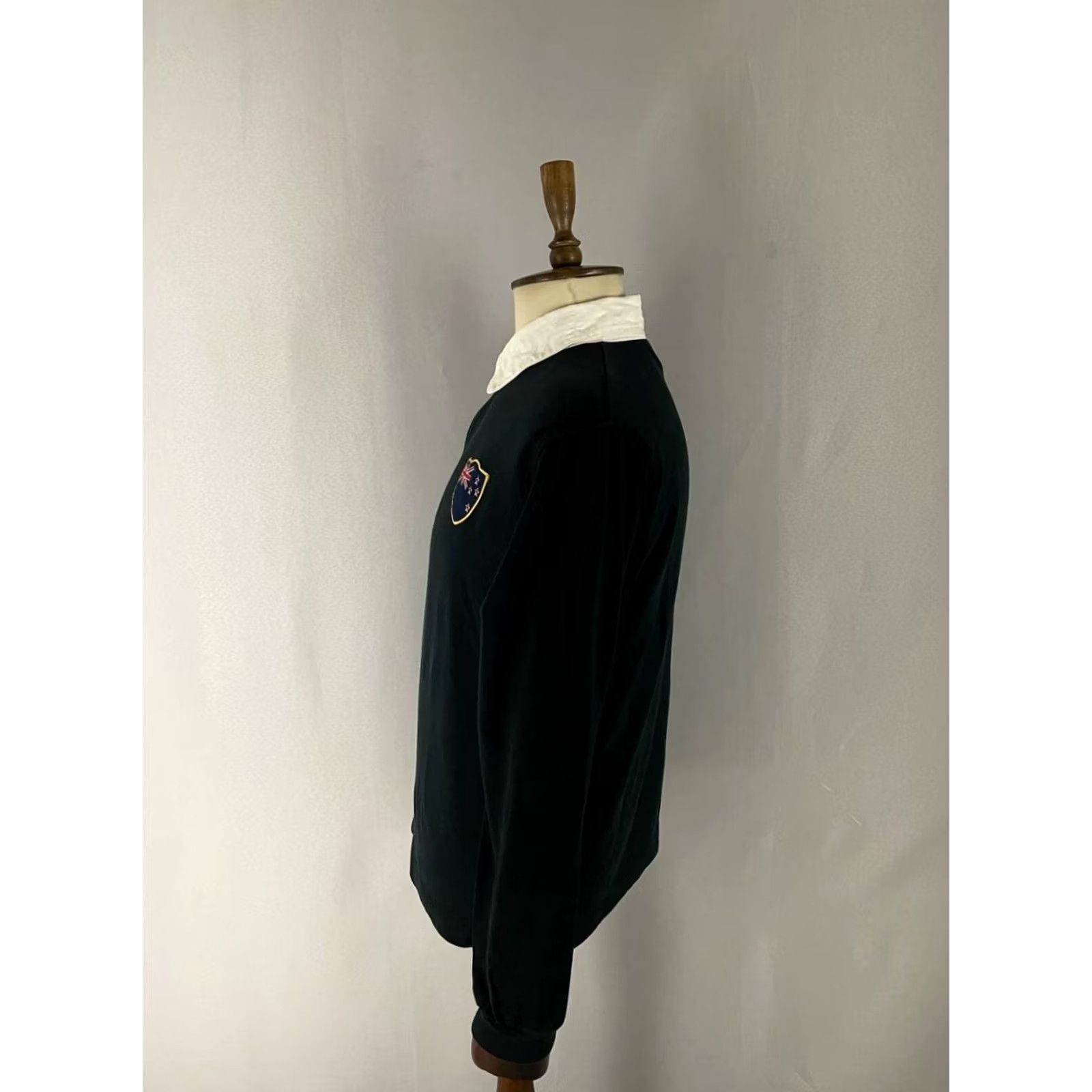 Nike Nike Mens Polo Shirt Rugby Cotton Black Long Sleeve Collared Size M Size US M / EU 48-50 / 2 - 6 Thumbnail