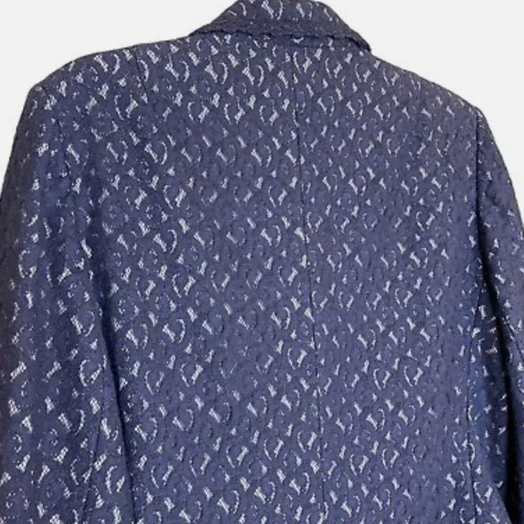 The Unbranded Brand Kay Unger NY ruched front blazer jacket lining 100% silk 4 Size S / US 4 / IT 40 - 10 Thumbnail