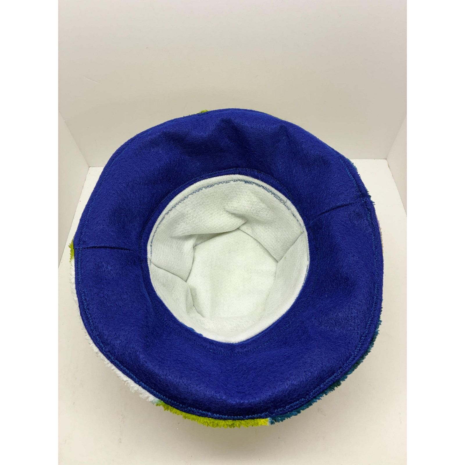 Other Plush Fleece Bucket Hat Large | Abstract Green Sherpa Hat Size ONE SIZE - 9 Thumbnail