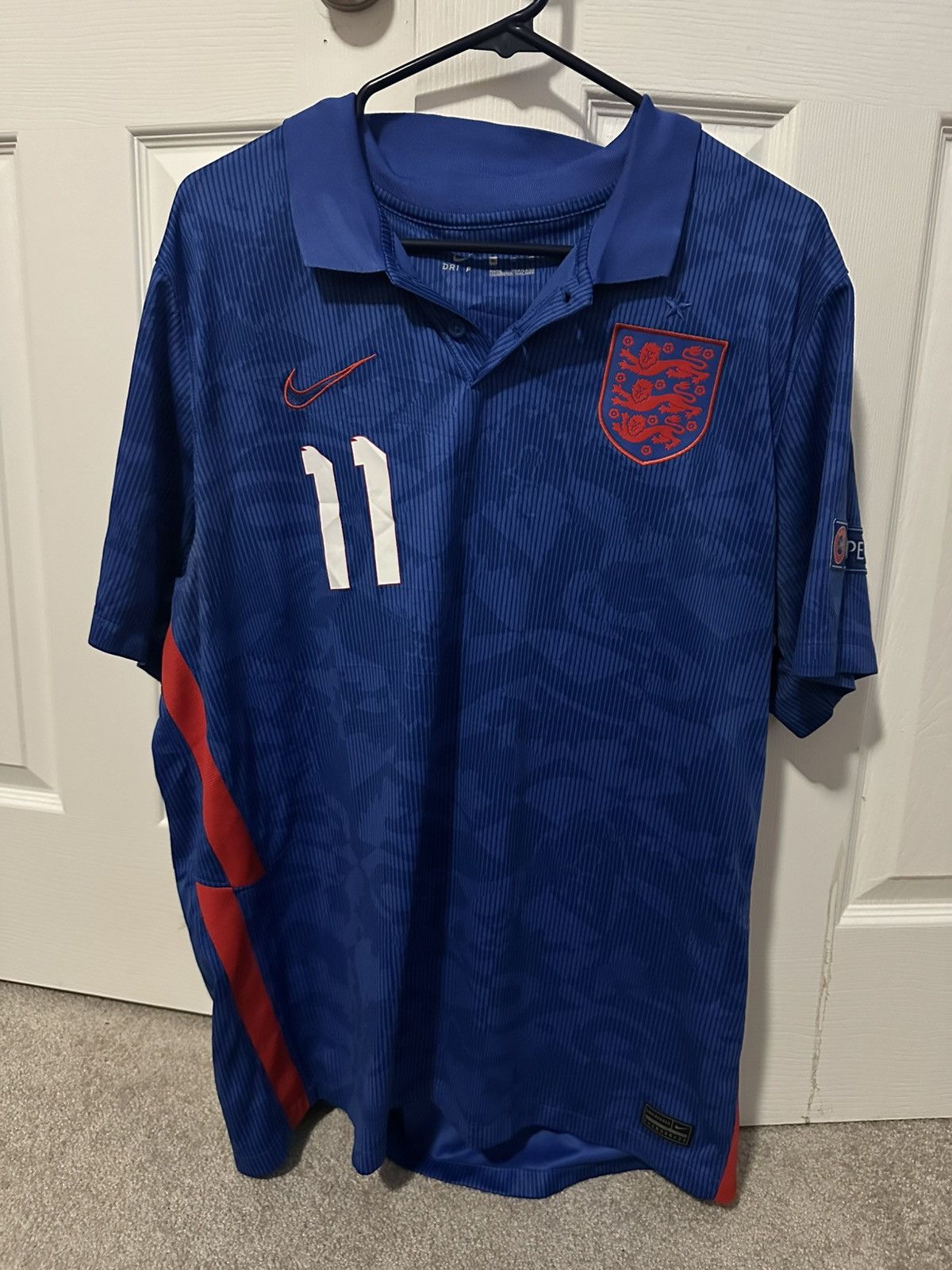 Nike Nike England Jadon Sancho 20/21 Home Kit Size US XL / EU 56 / 4 - 1 Thumbnail
