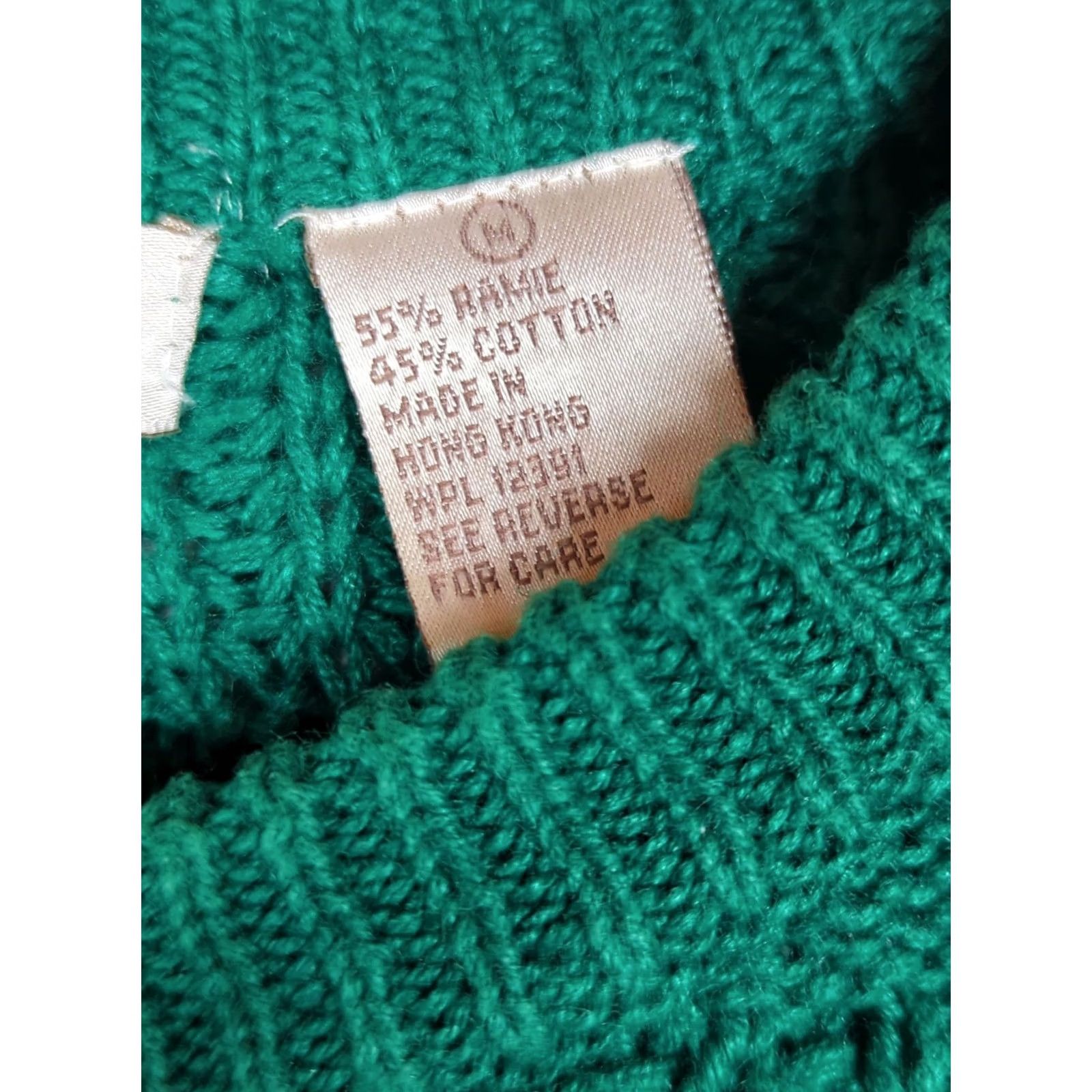 Vintage VINTAGE Northern Isles Sweater Mens M Geometric Knit Crew Neck Green Pullover Regular Fit All Seasons Size US M / EU 48-50 / 2 - 3 Thumbnail