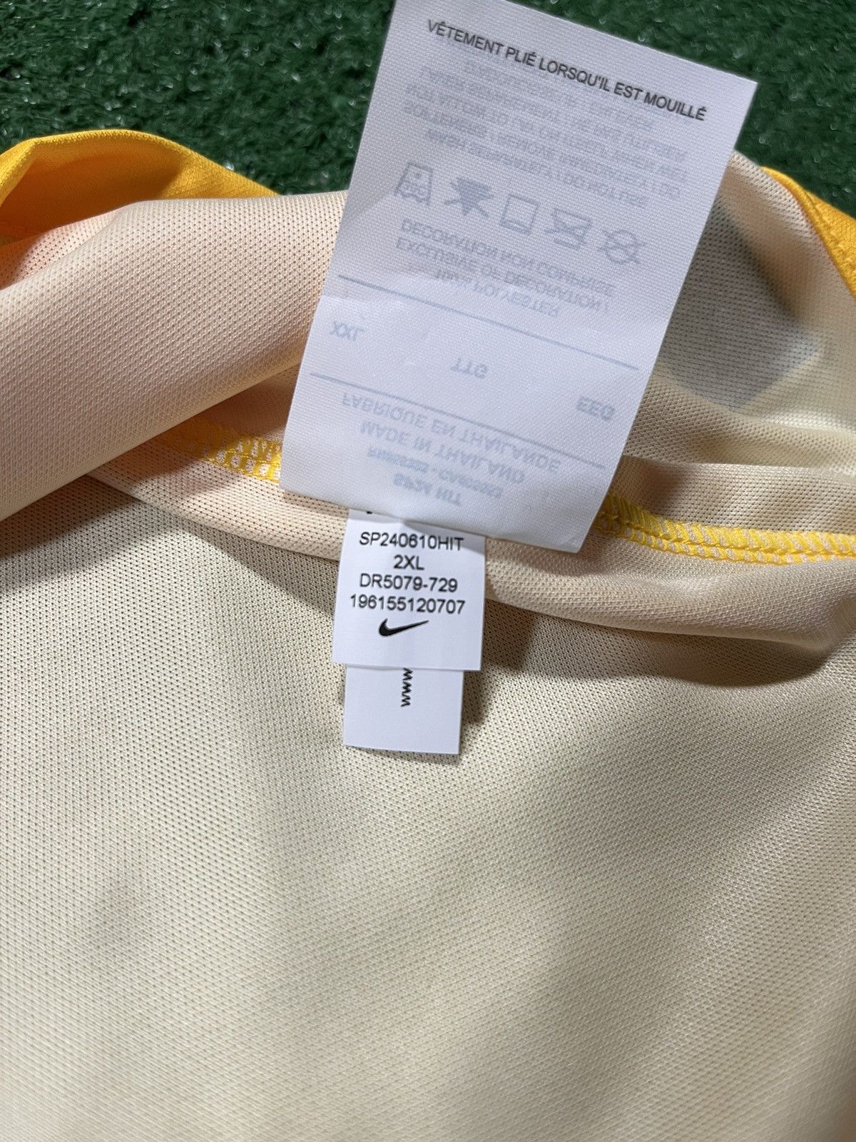 Nike 2023/2024 FC BARCELONA FOURTH JERSEY Size US XXL / EU 58 / 5 - 9 Thumbnail