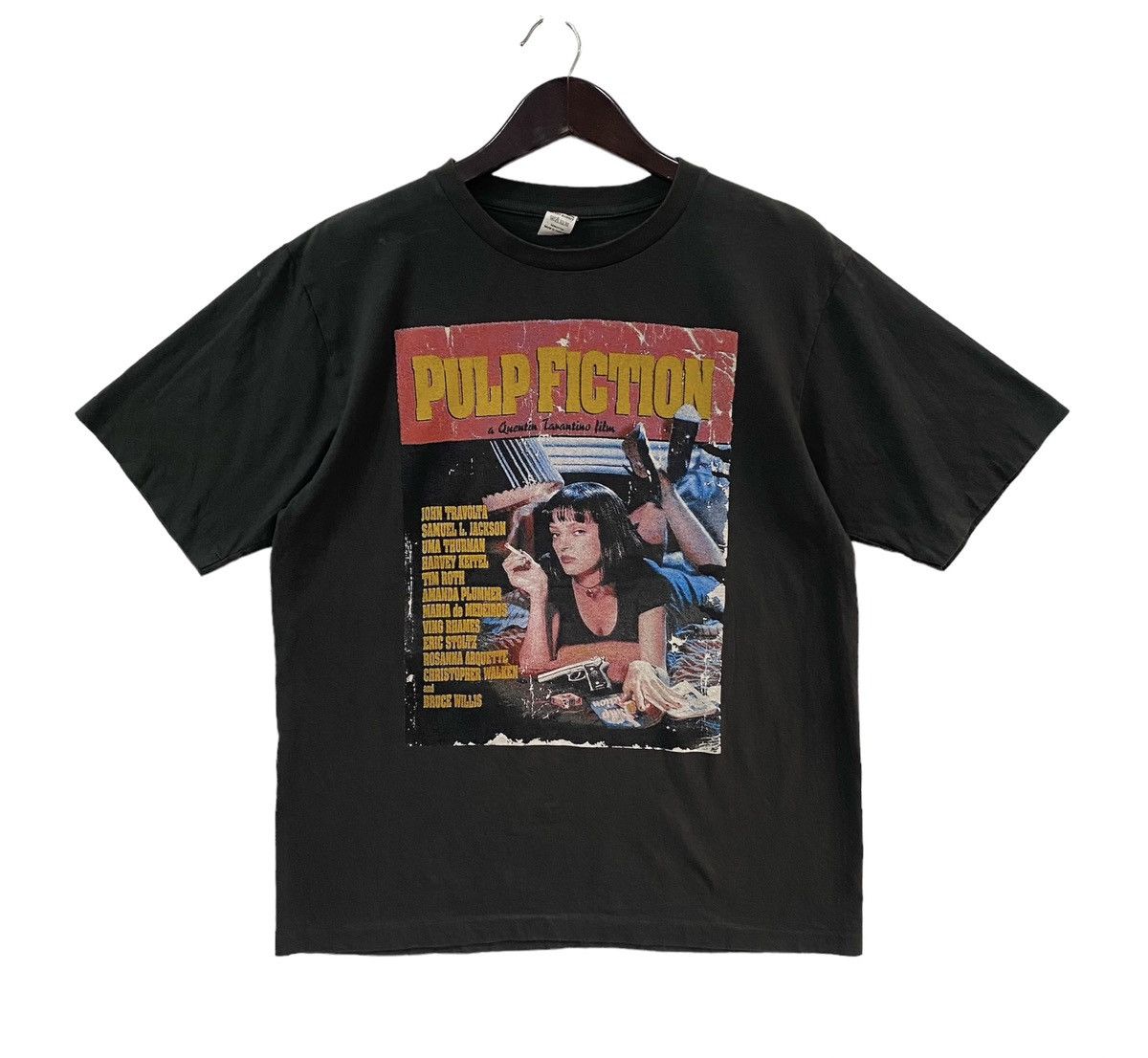 💥VINTAGE PULP FICTION black comedy crime film MOVIE shirt