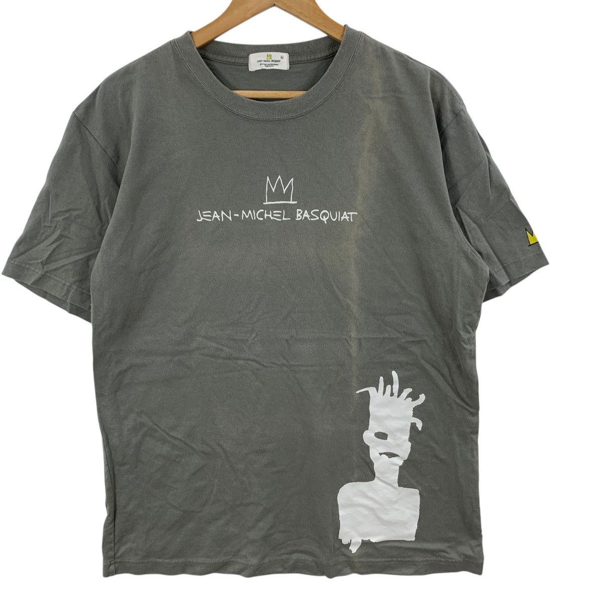 Jean Paul Gaultier Vintage JEAN MICHEL BASQUIAT x UNIQLO Self Portrait Tee Size US XL / EU 56 / 4 - 5 Thumbnail