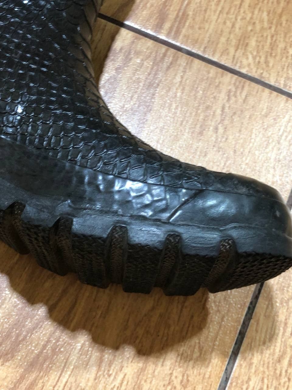 Hunter Vintage Boots black Hunter logo Y2K streetwear Size US 5.5 / EU 38 - 14 Thumbnail