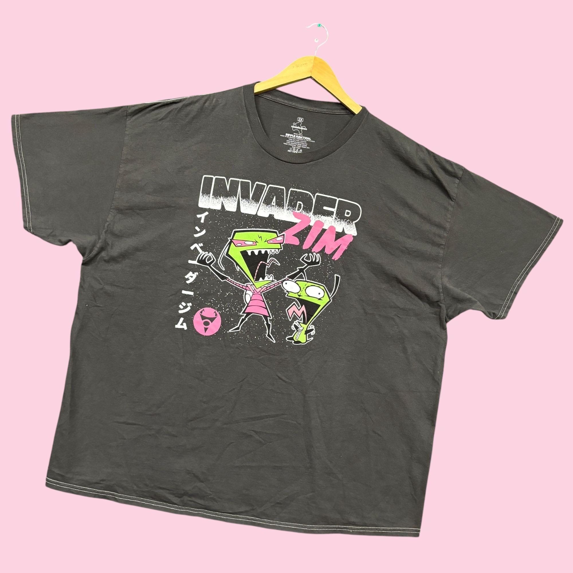 Nickelodeon Nickelodeon Invader Zim & Gir Cartoon Oversized Tee 2X Size US XXL / EU 58 / 5 - 3 Thumbnail