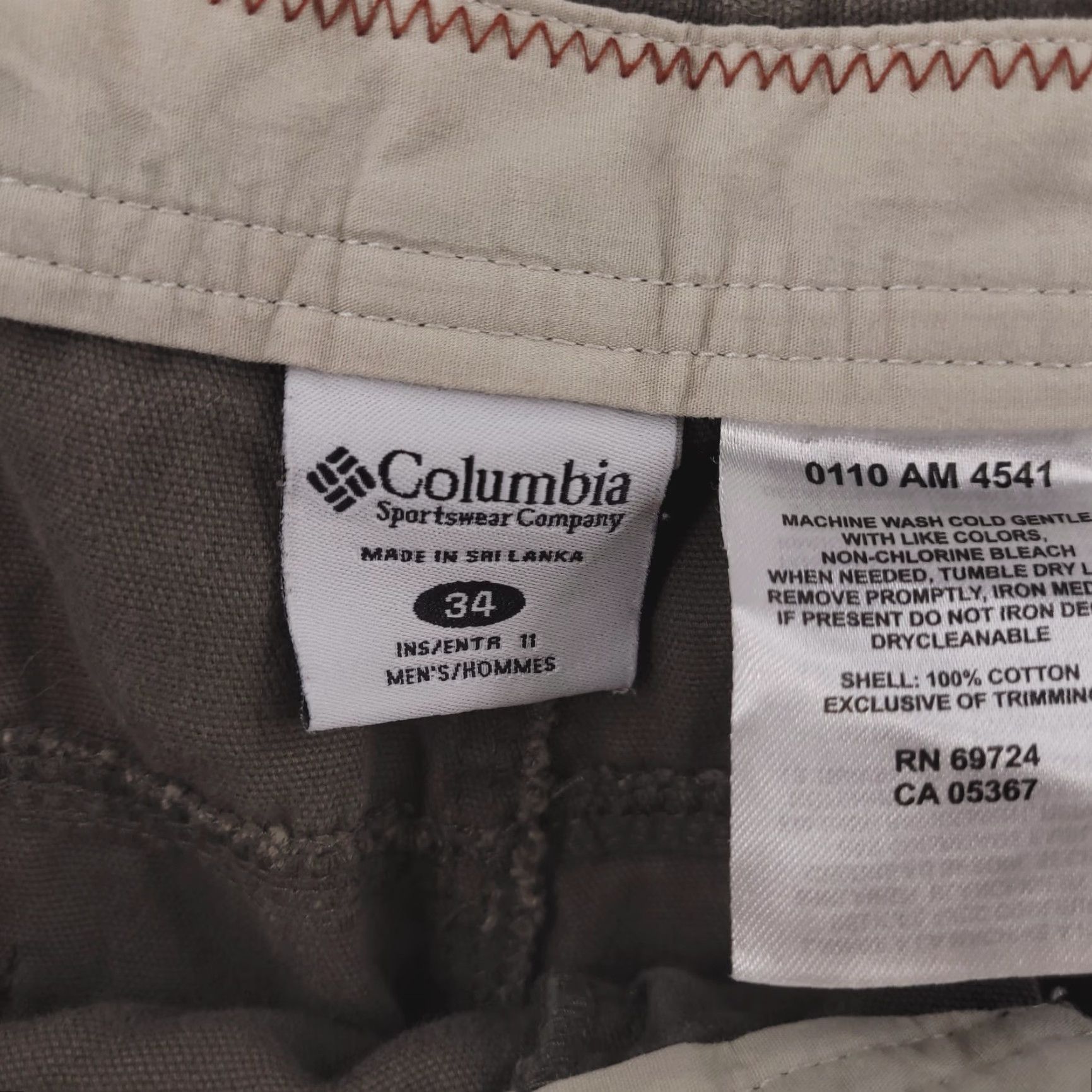 Vintage Columbia Shorts Mens 34 Brown Canvas Cotton Hiking Chino Waist 34 Brown Mens Size 34 Canvas Cotton Hiking Chino Bags? Size US 34 / EU 50 - 5 Thumbnail