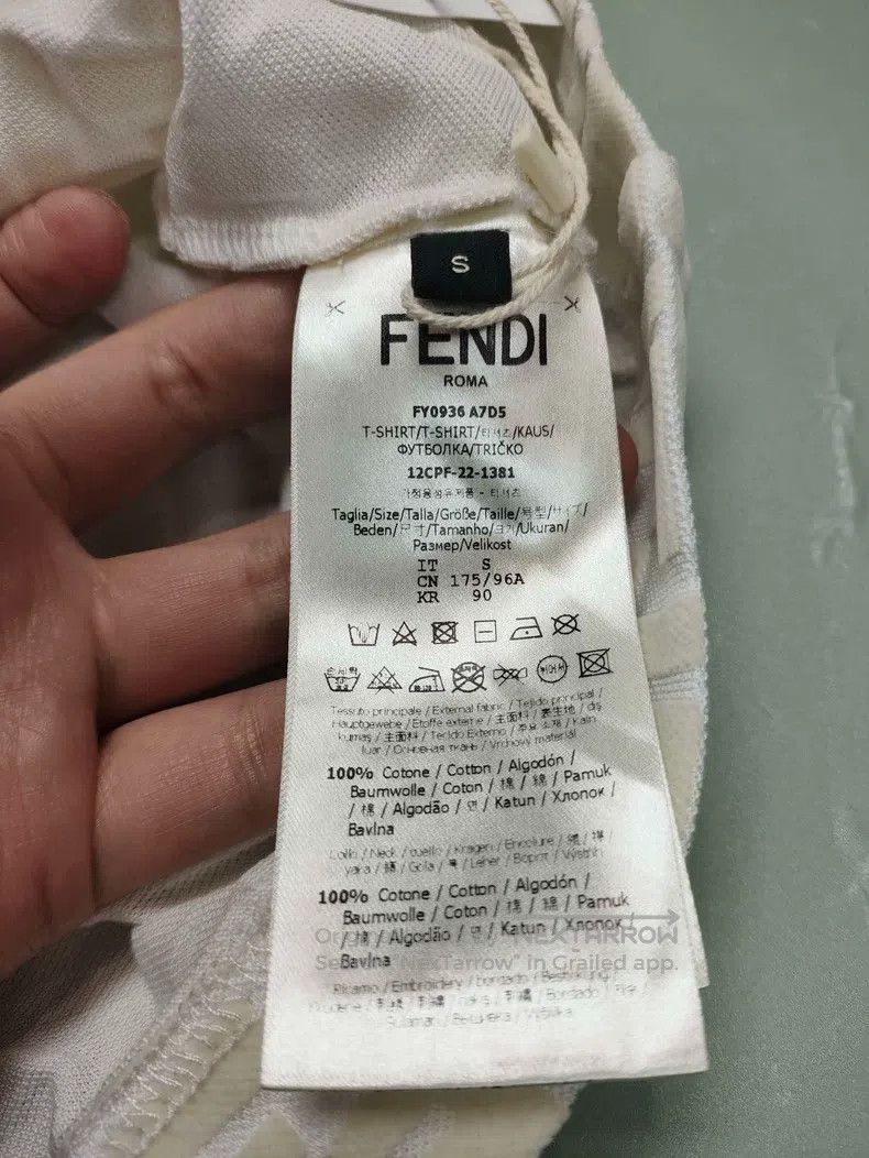 Fendi Fendi Beige full print short-sleeve Size US S / EU 44-46 / 1 - 4 Thumbnail