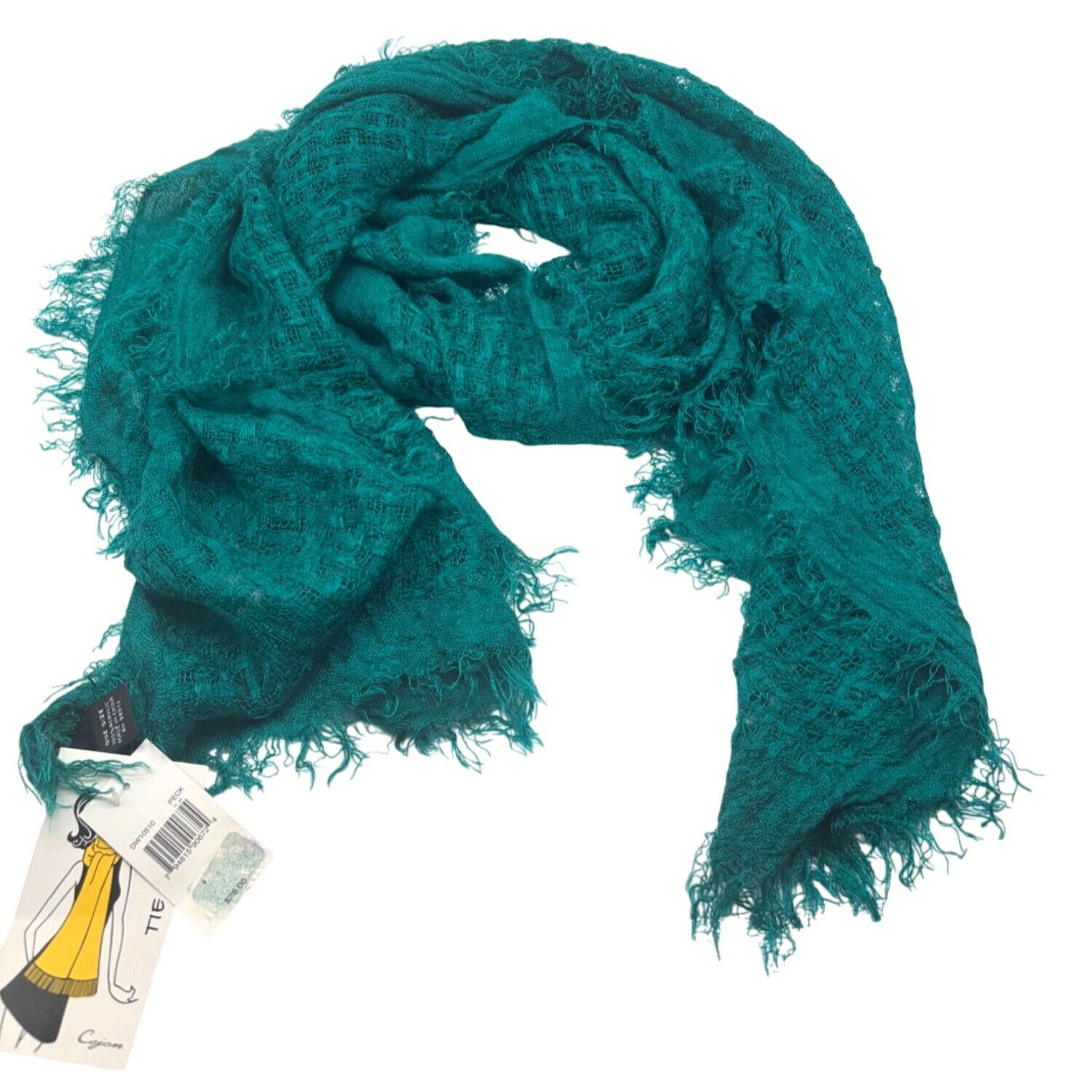 Other Cejon Women's Loosely Woven Fashion Scarf, Green, OS Size ONE SIZE - 1 Thumbnail