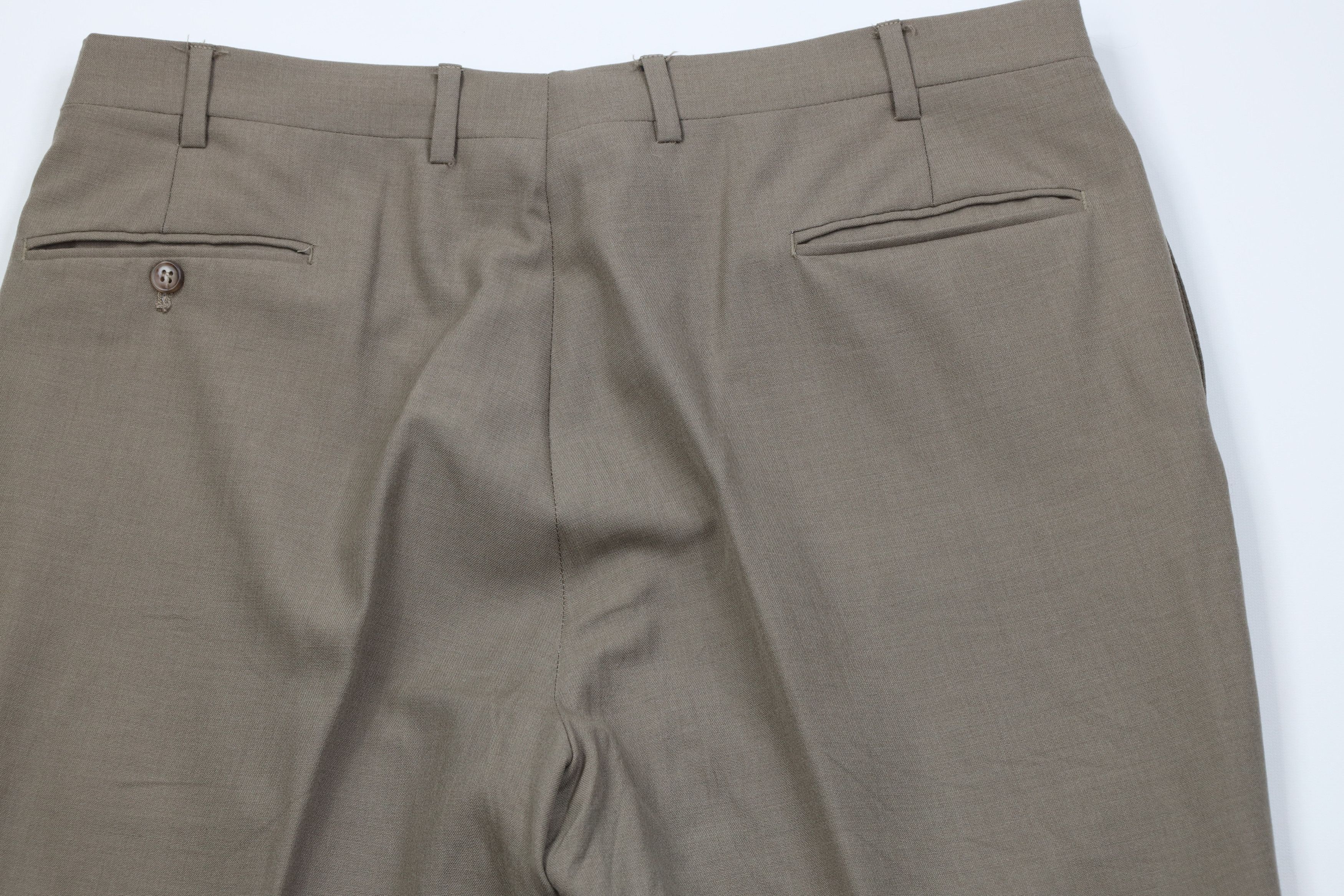 Jos. A. Bank Vintage 90s Jos A Bank Wool Knit Wide Leg Chino Pants USA Size US 38 / EU 54 - 14 Thumbnail