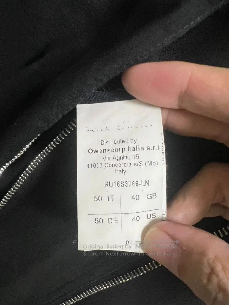 Rick Owens Rick Owens Hooded Leather Jacket for Men. Size US L / EU 52-54 / 3 - 4 Thumbnail