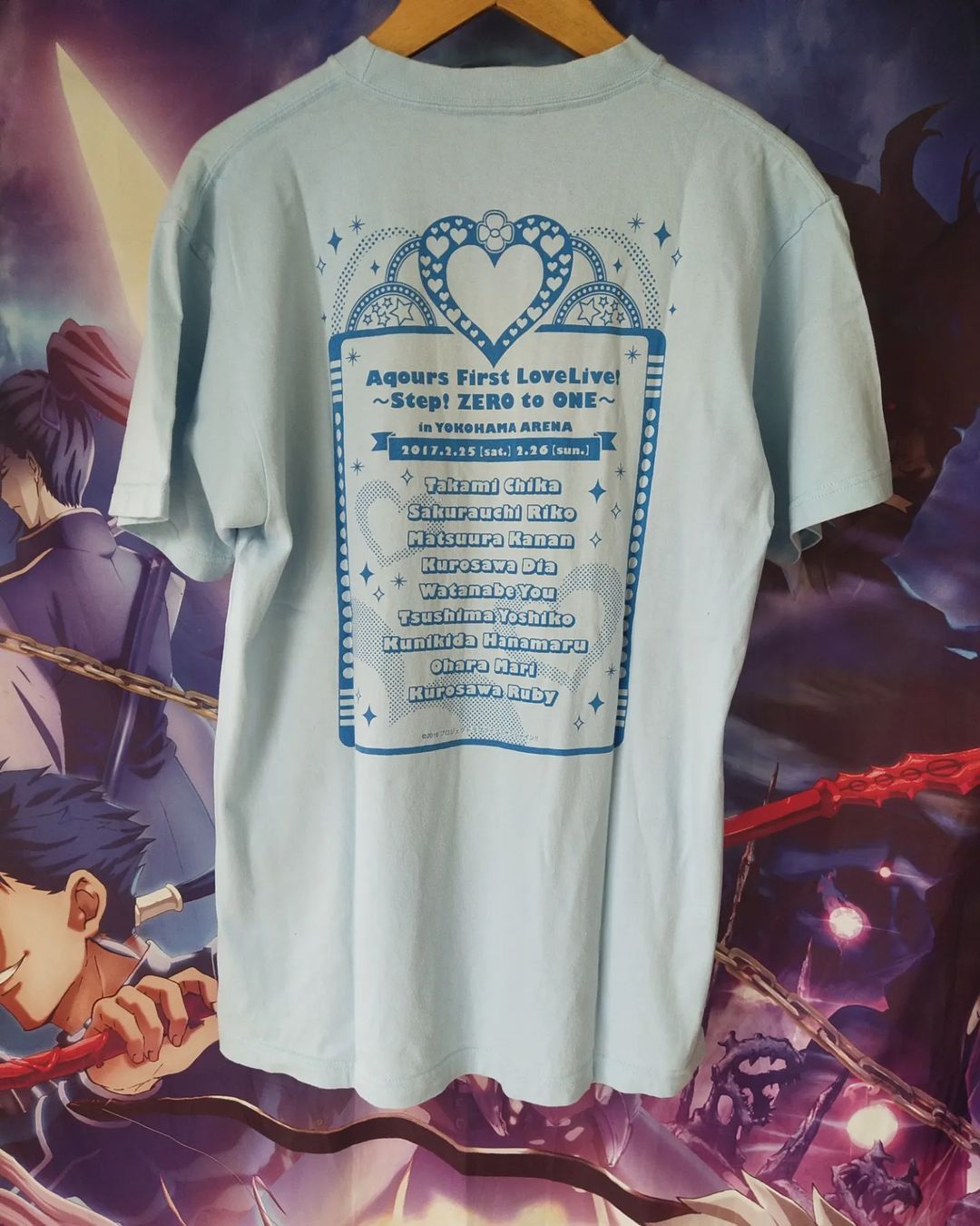 Anime × Japanese Brand Love Live First Love Live Aqours Anime Idol Tees Size US L / EU 52-54 / 3 - 3 Thumbnail